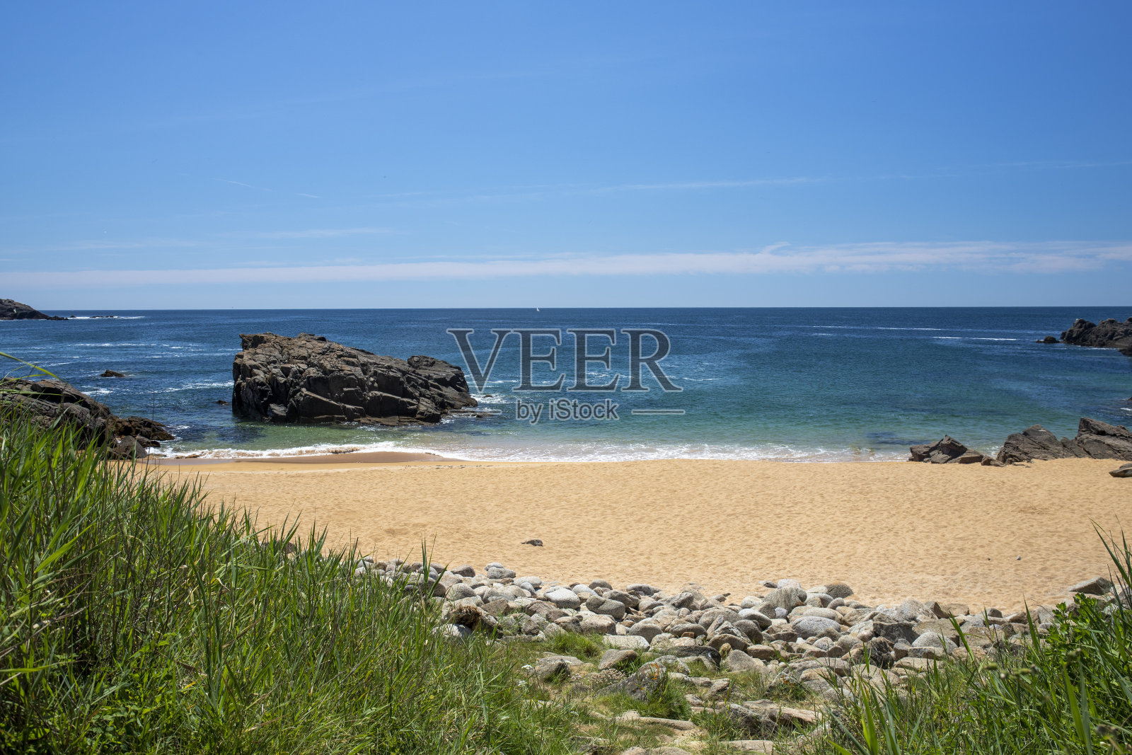 有岛有大西洋照片摄影图片