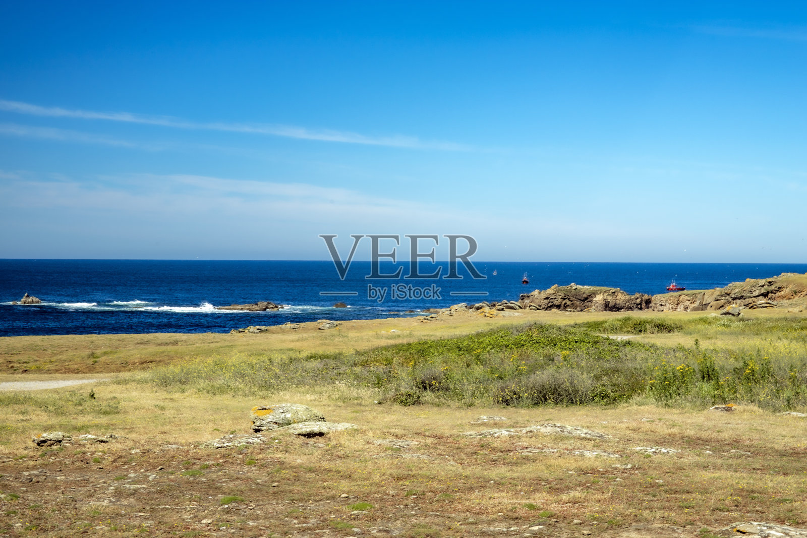 有岛有大西洋照片摄影图片