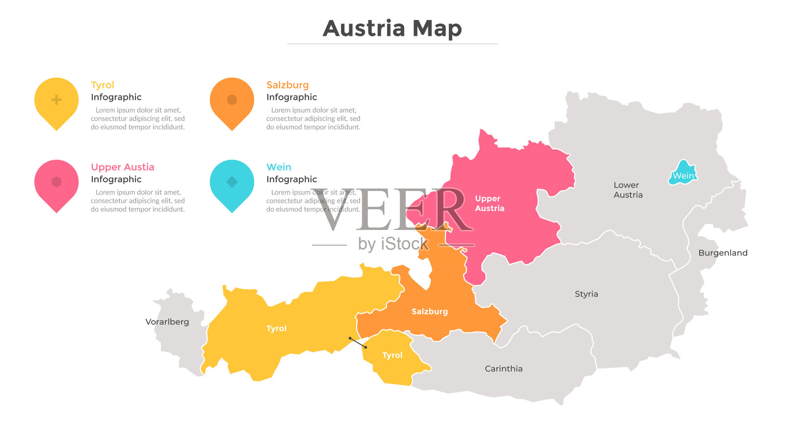 矢量地图信息插画图片素材