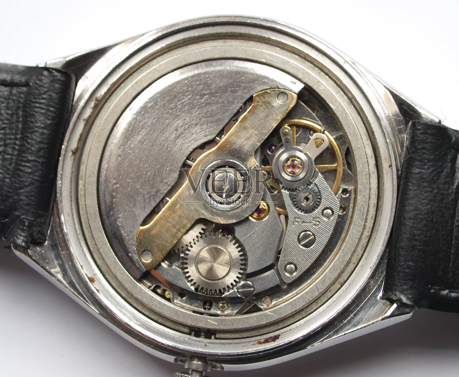 古董表正在修理中照片摄影图片