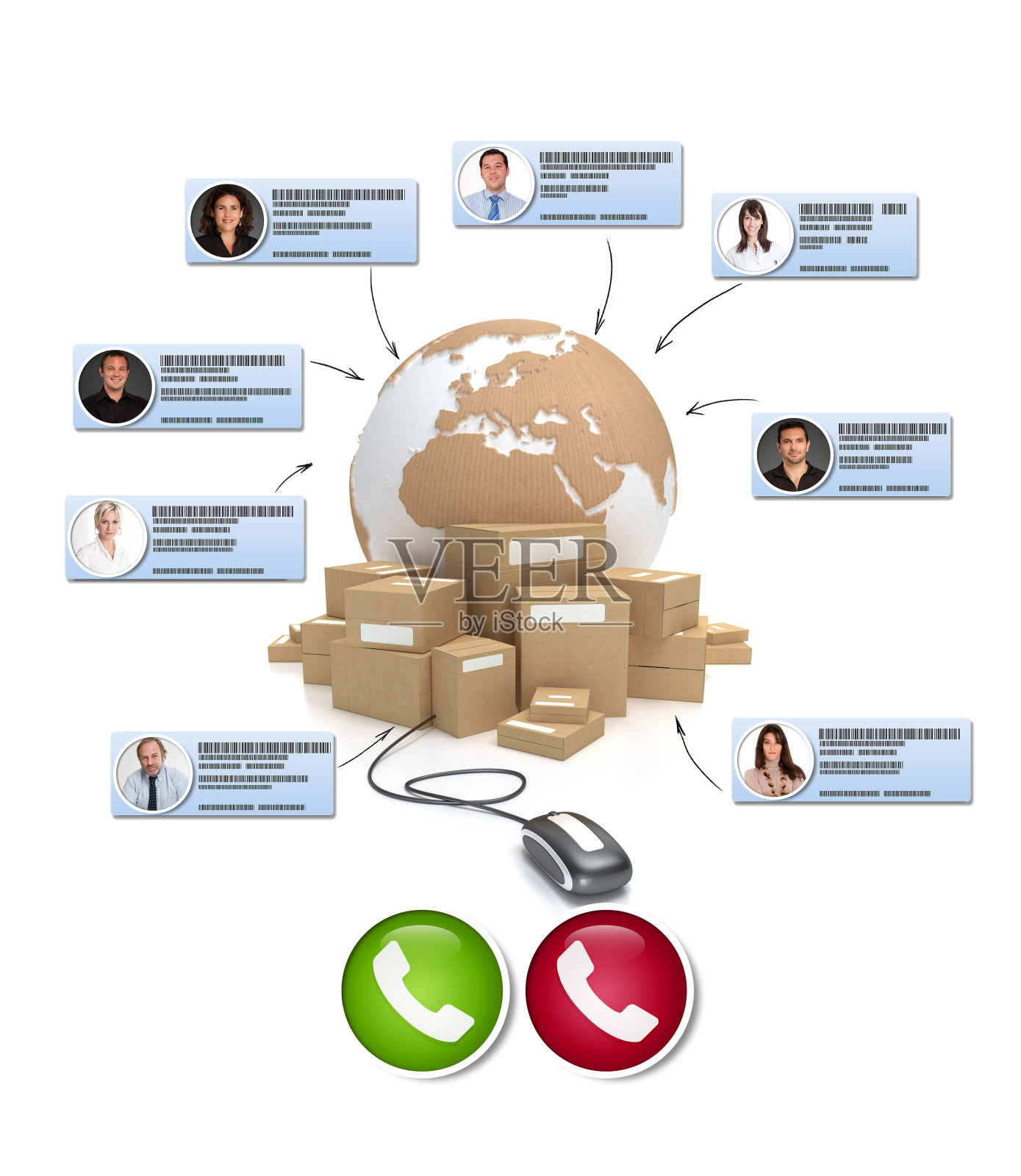 全球交通视频会议照片摄影图片