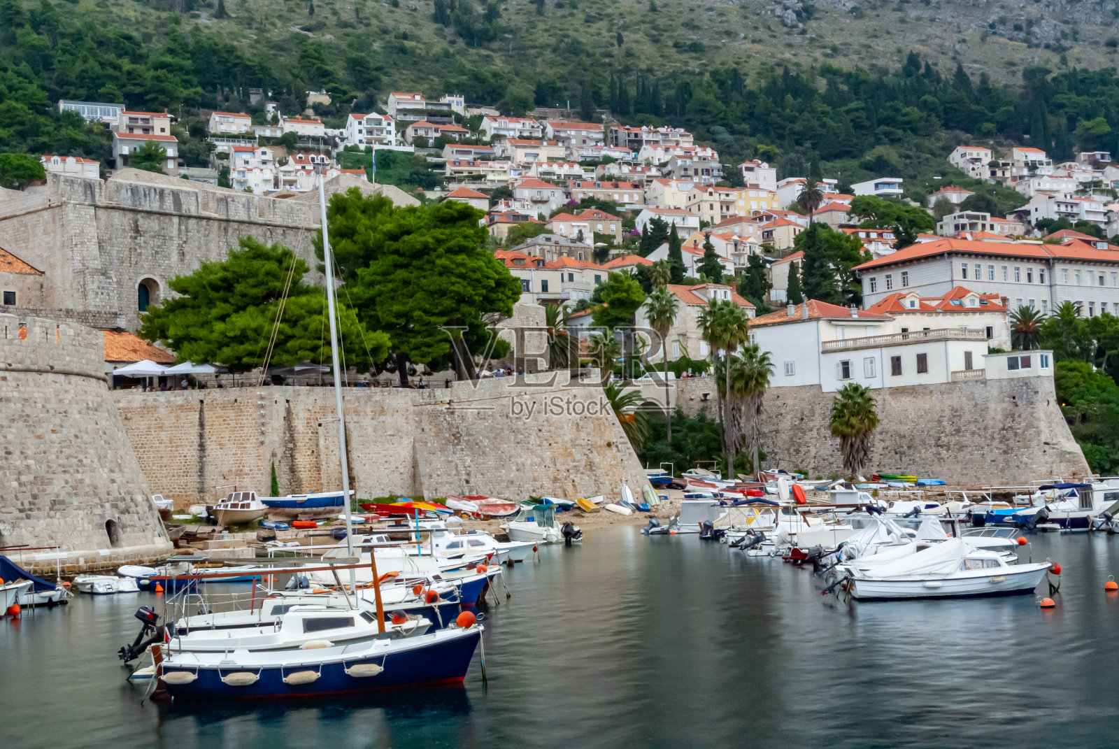 克罗地亚的杜布罗夫尼克古城照片摄影图片