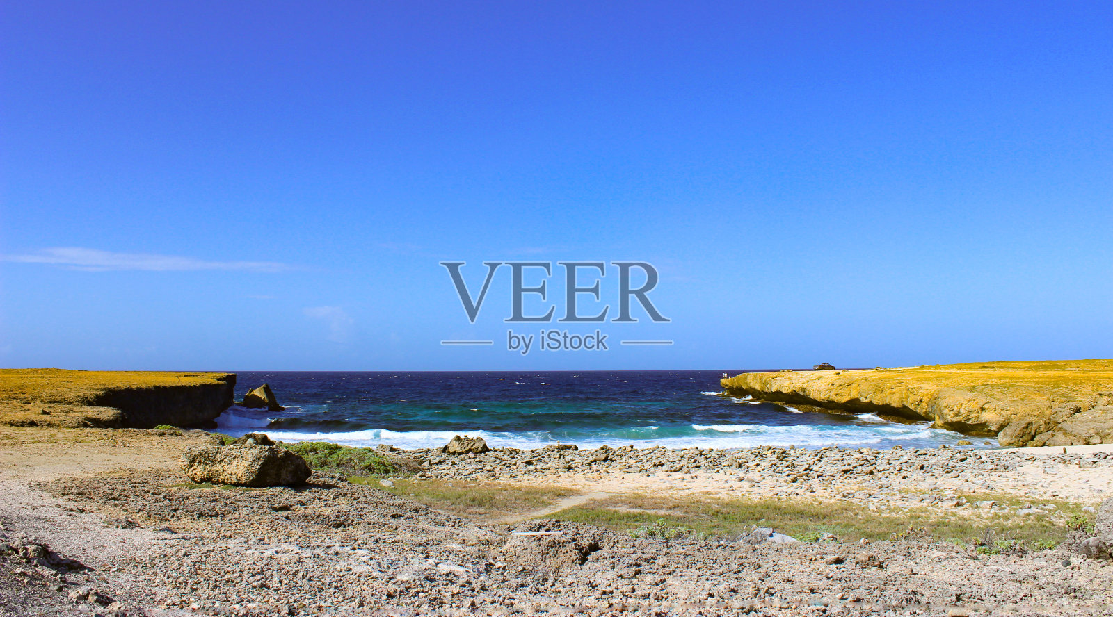 海边的天然海岸照片摄影图片