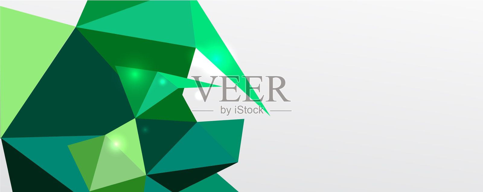 抽象背景-时髦的低多边形三角形插画图片素材