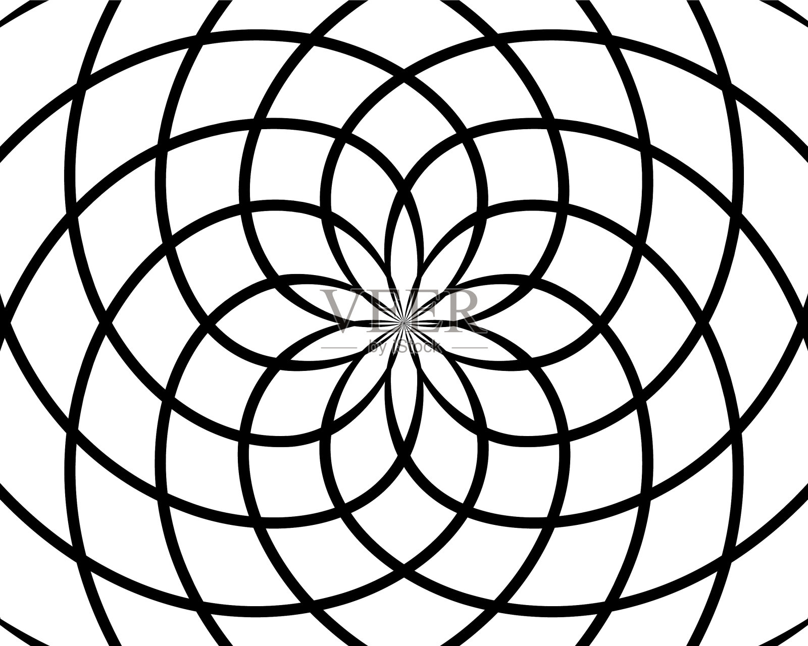 抽象背景黑白图案插画图片素材