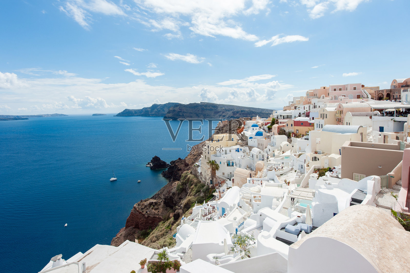 圣托里尼岛照片摄影图片