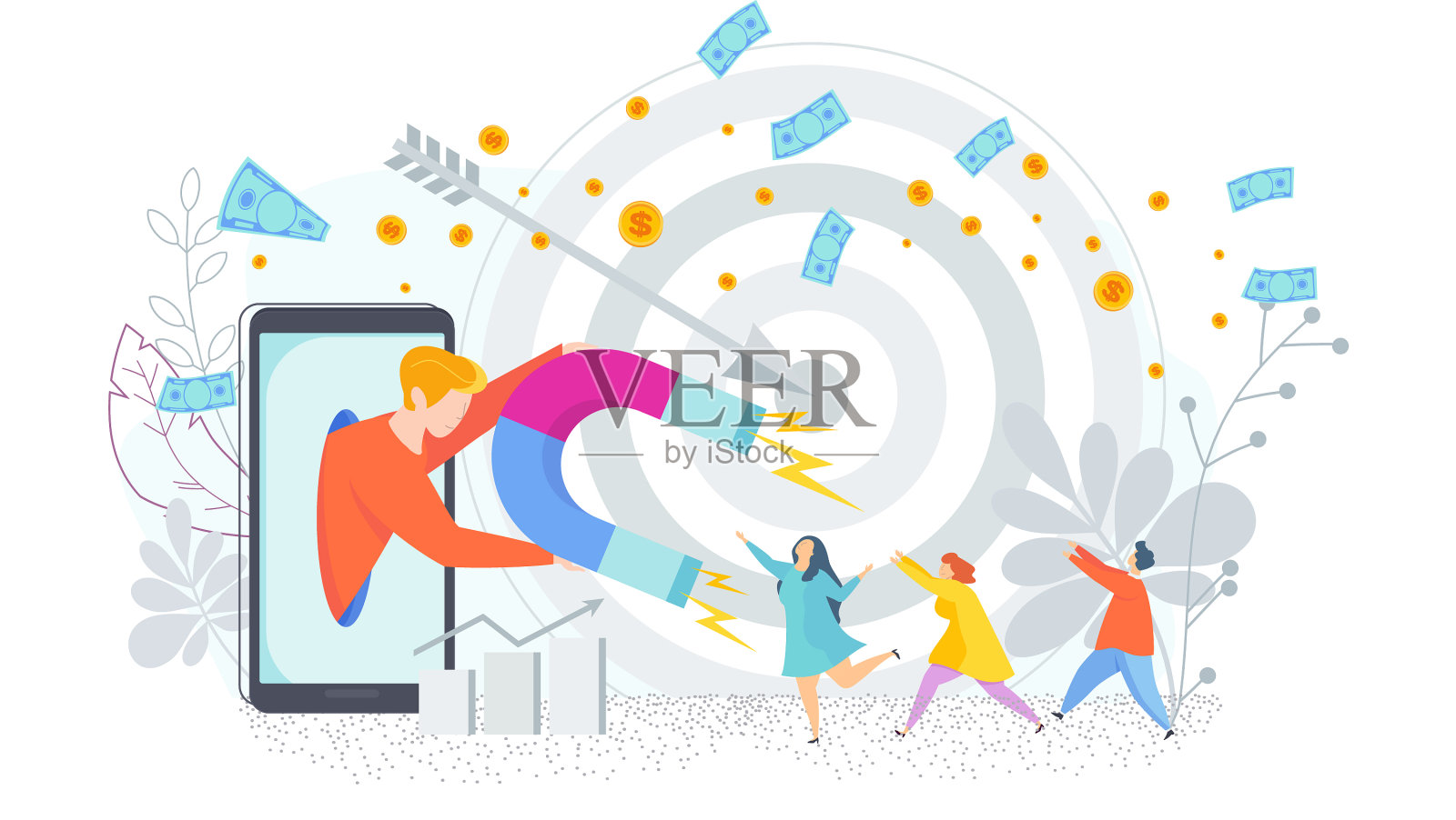 吸引潜在客户设计元素图片