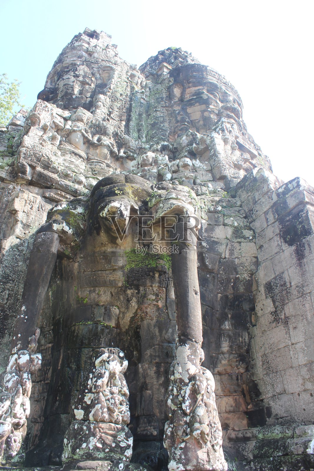 柬埔寨安哥遗址(世界上最著名和最重要的历史遗址之一)照片摄影图片