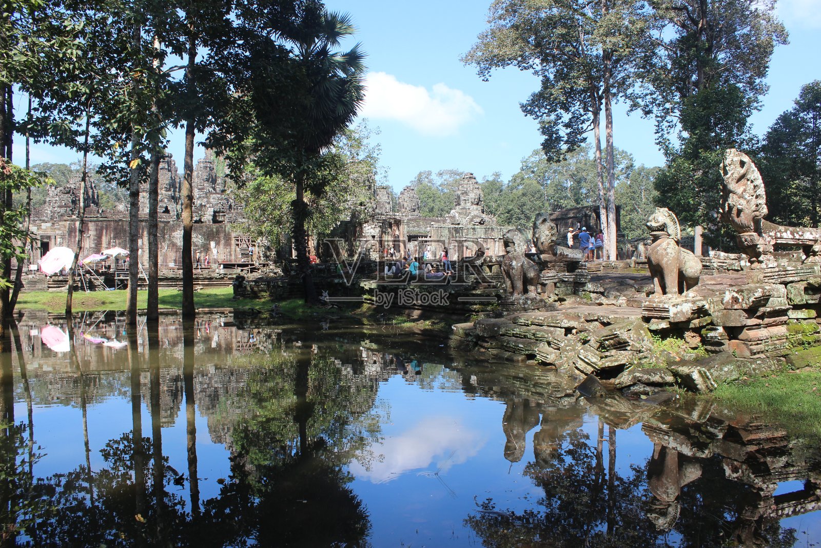 柬埔寨安哥遗址(世界上最著名和最重要的历史遗址之一)照片摄影图片