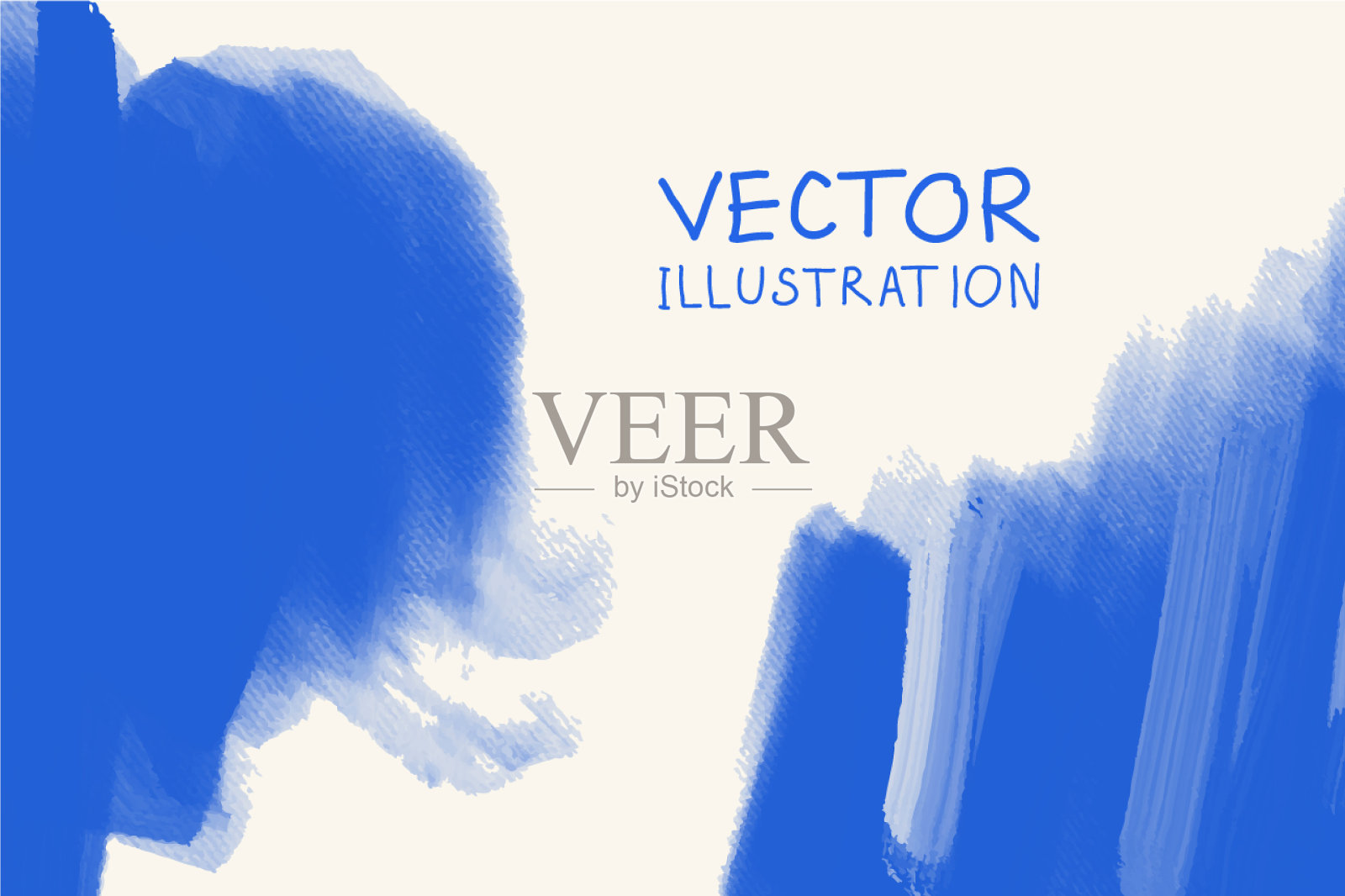 业务设计手册模板用蓝色插画图片素材