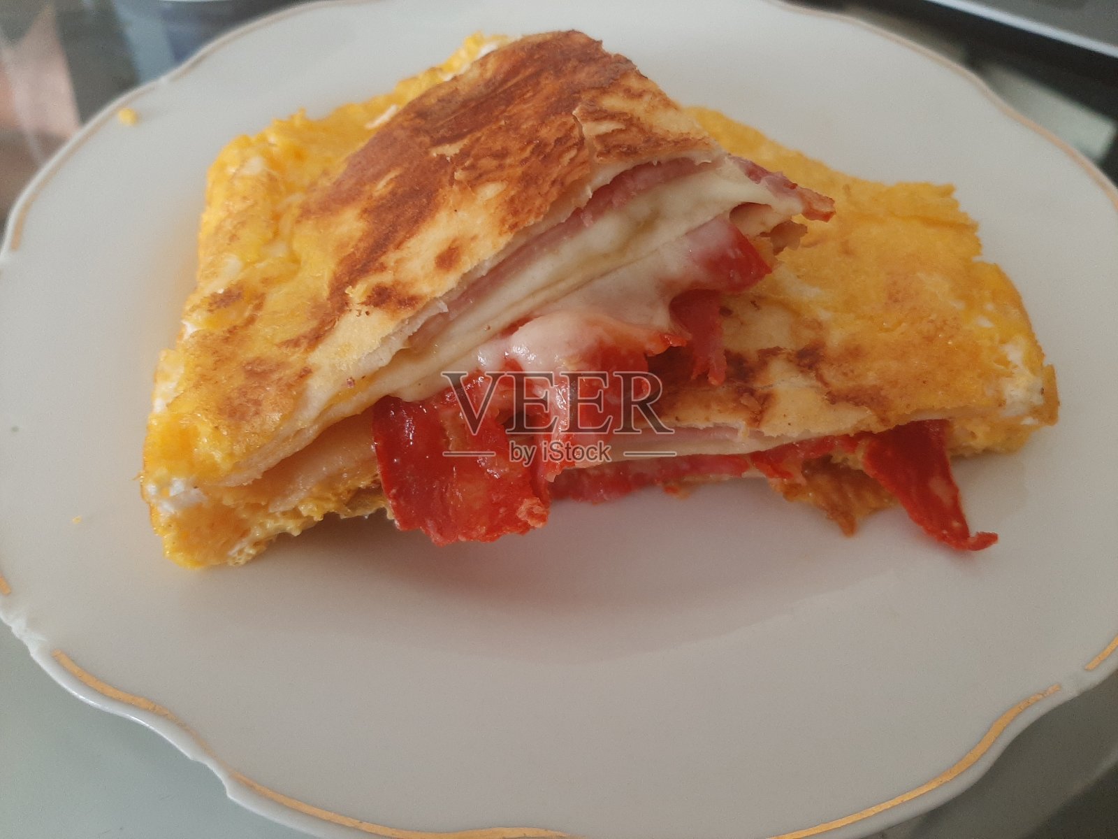 煎蛋卷照片摄影图片