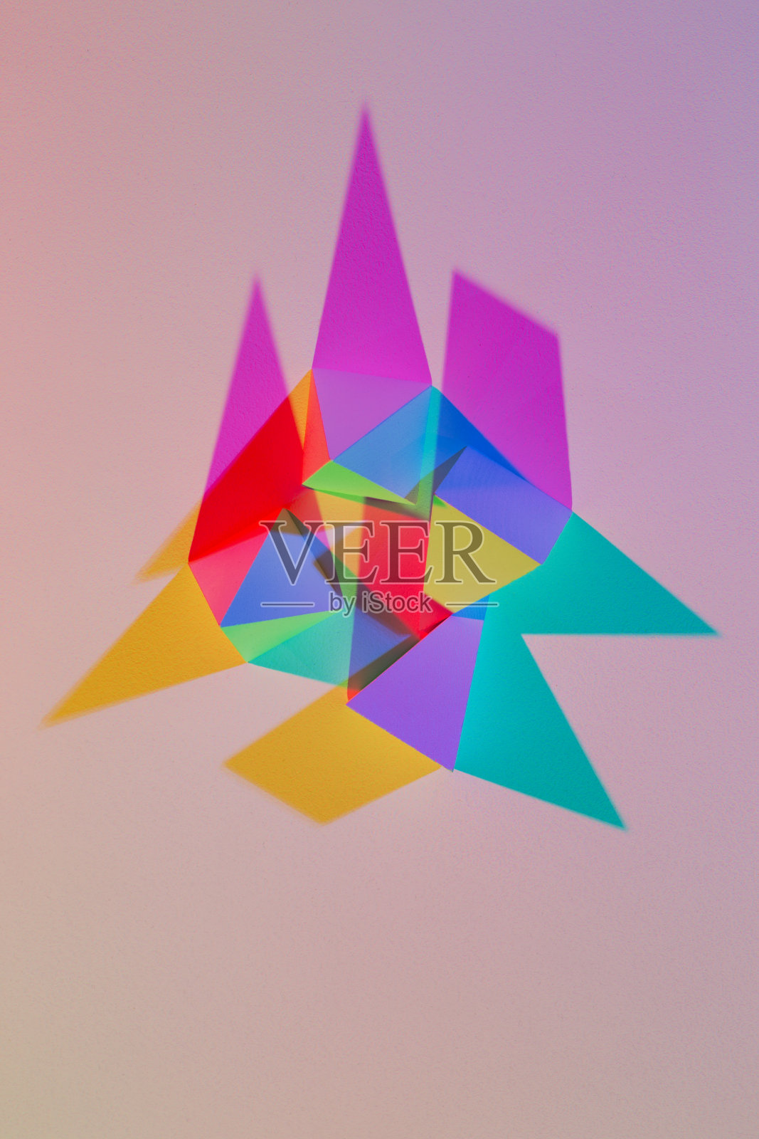 彩色几何照片摄影图片