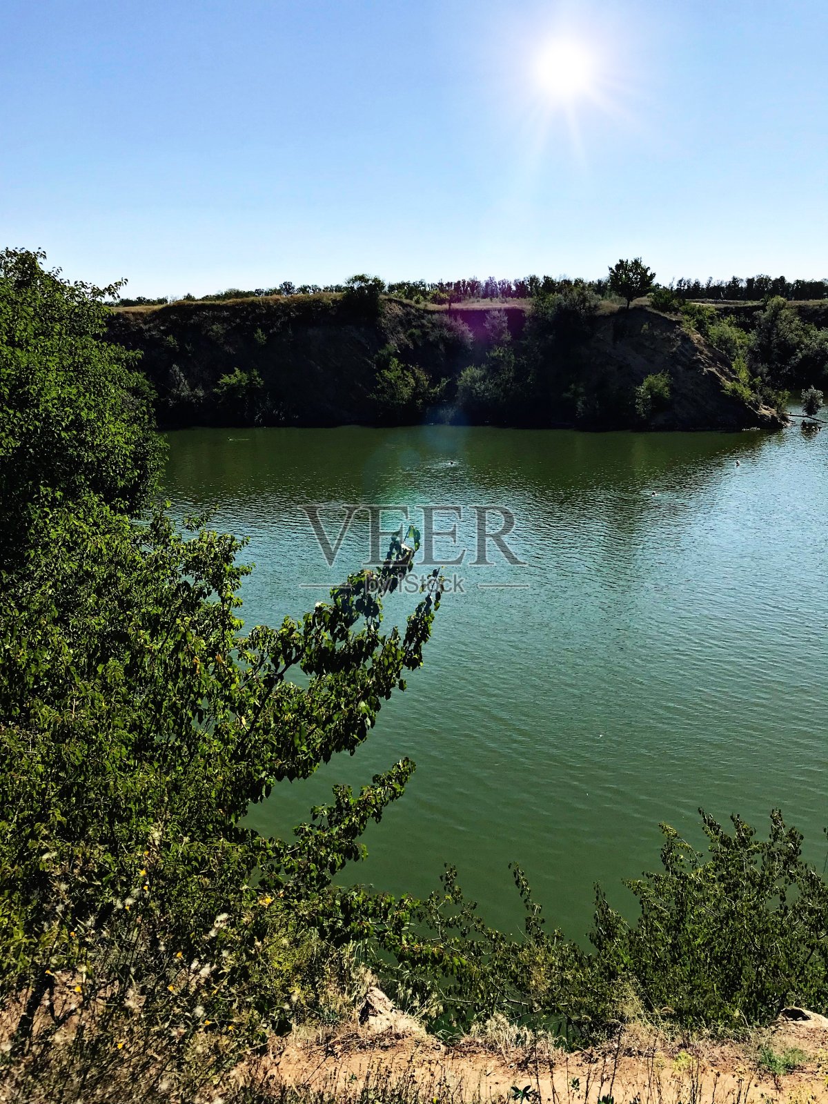 银湖照片摄影图片