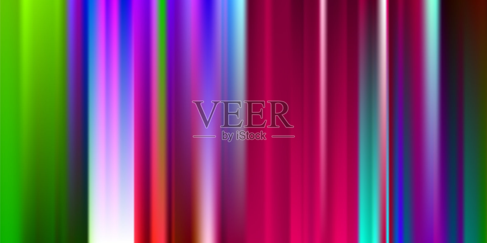 彩虹色的模糊梯度设计模板素材