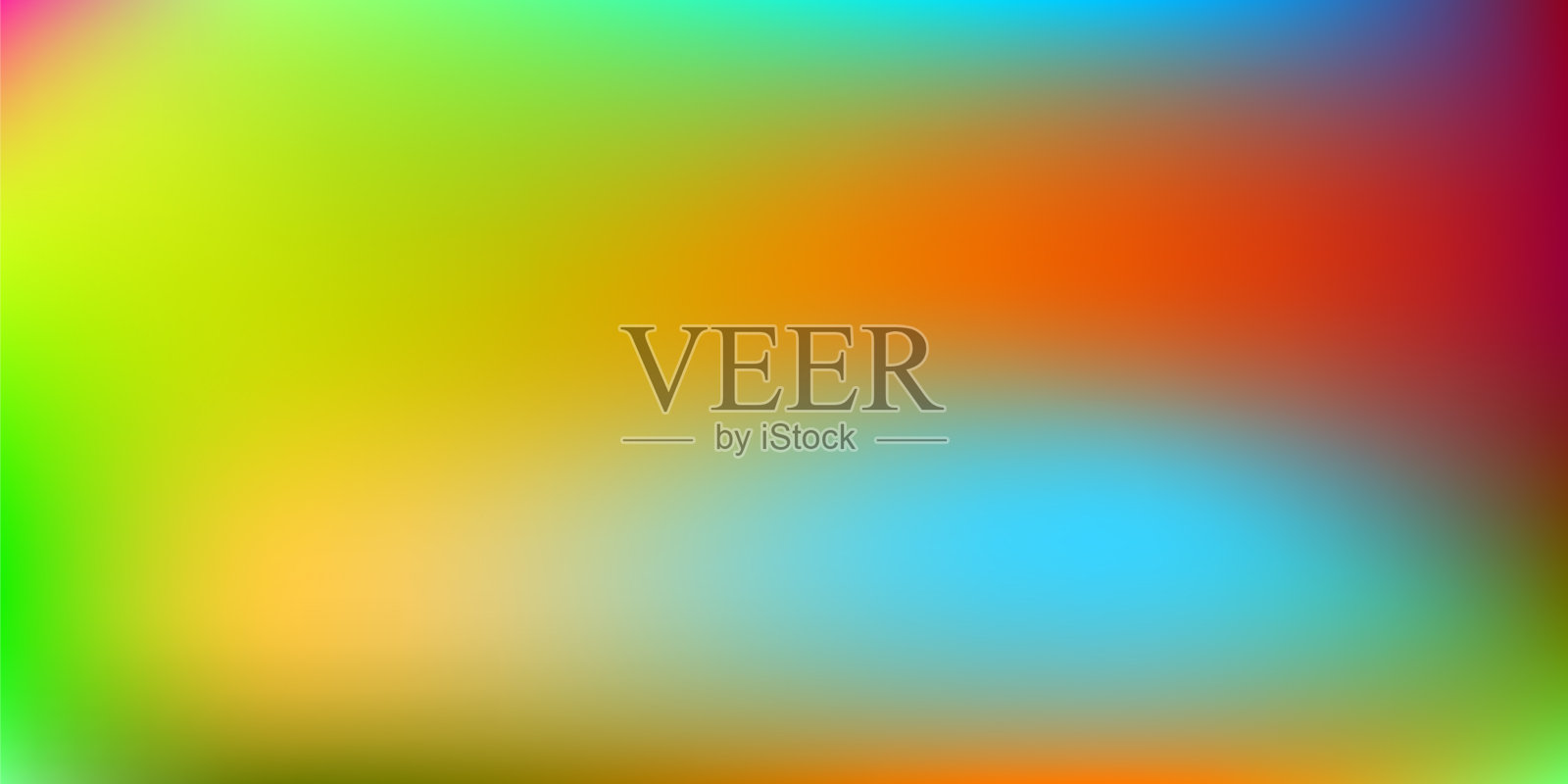 彩虹色的现代形象设计模板素材