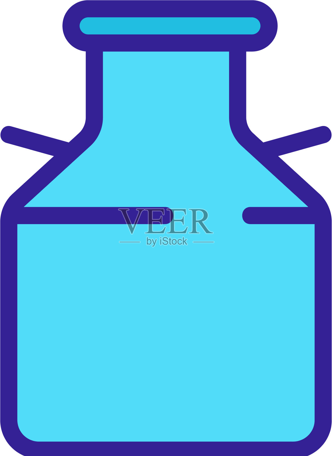 牛奶图标孤立轮廓符号设计元素图片