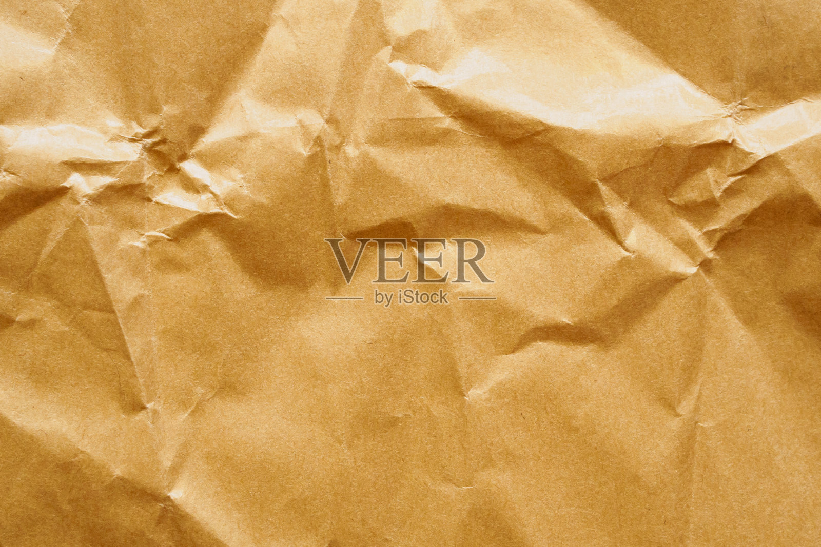 棕色皱褶纸回收牛皮纸纹理背景照片摄影图片