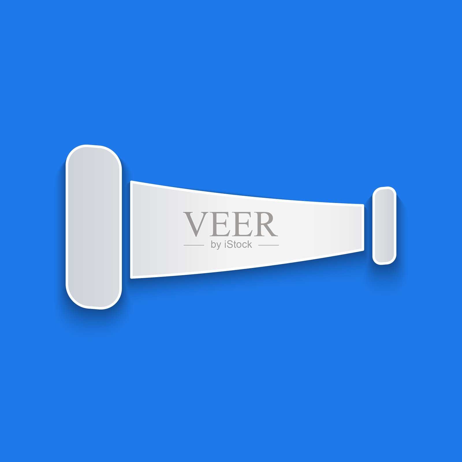 纸切割行业金属管道图标隔离上图标素材