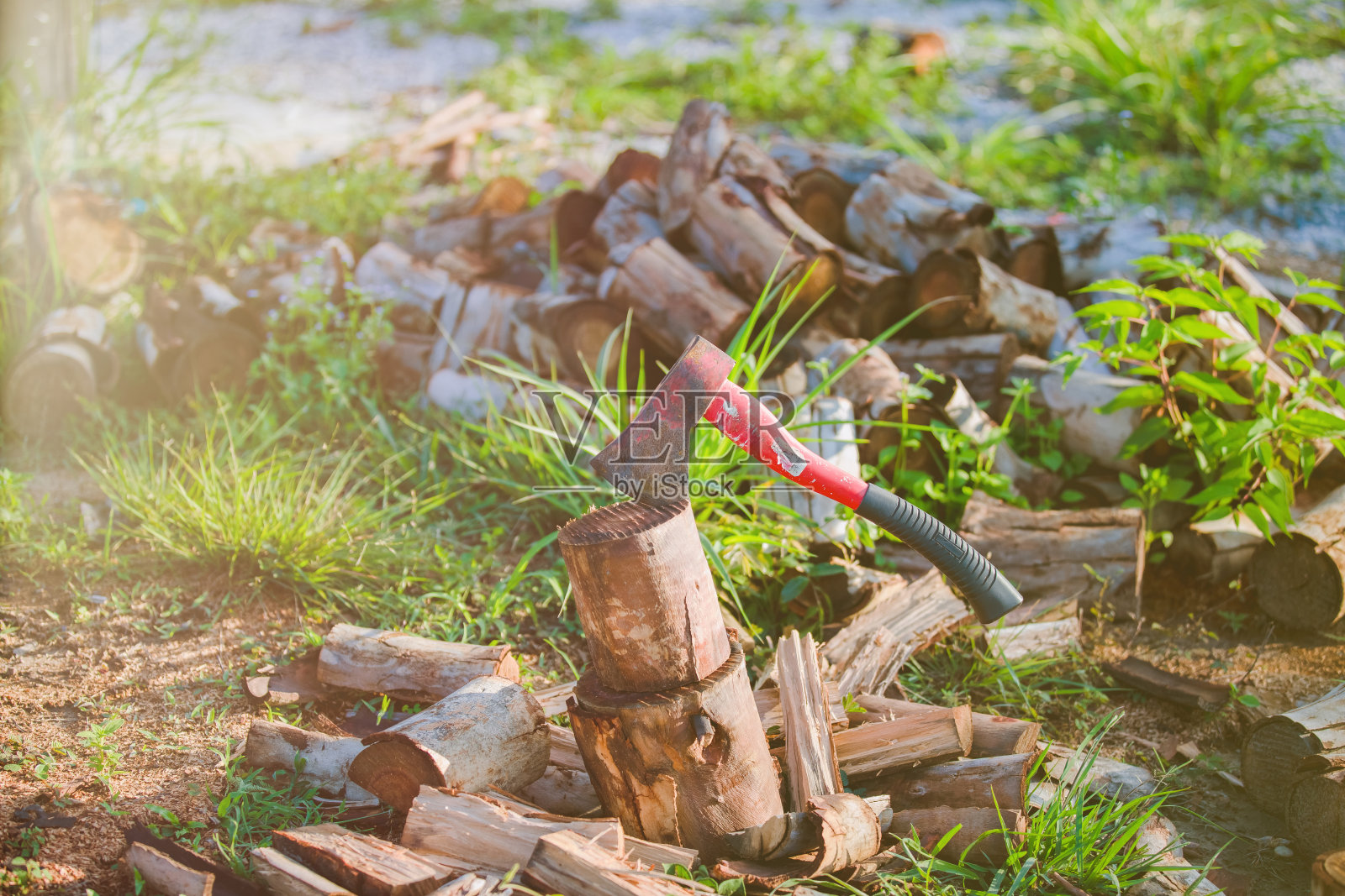 现场原木特写照片摄影图片