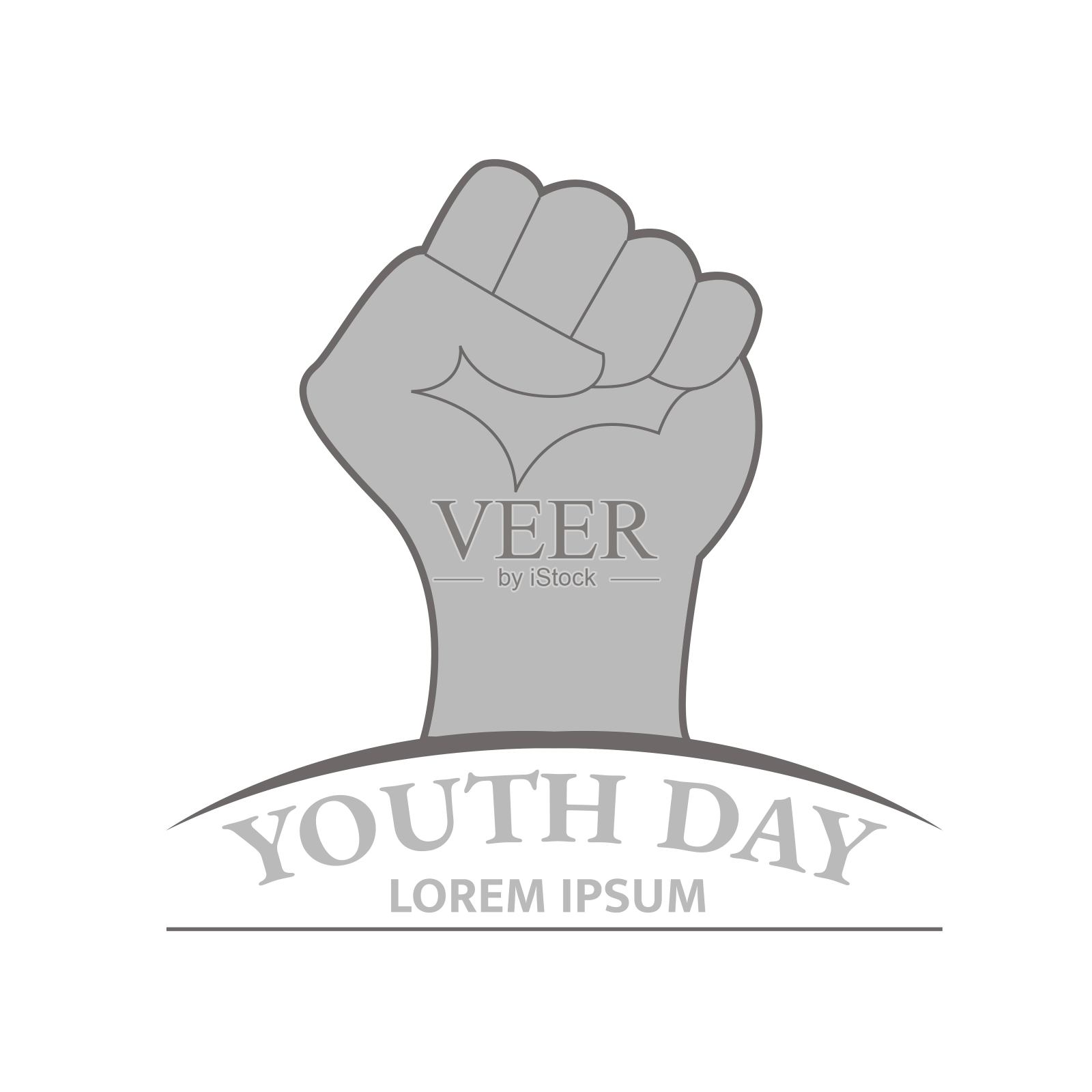 青年节插画图片素材