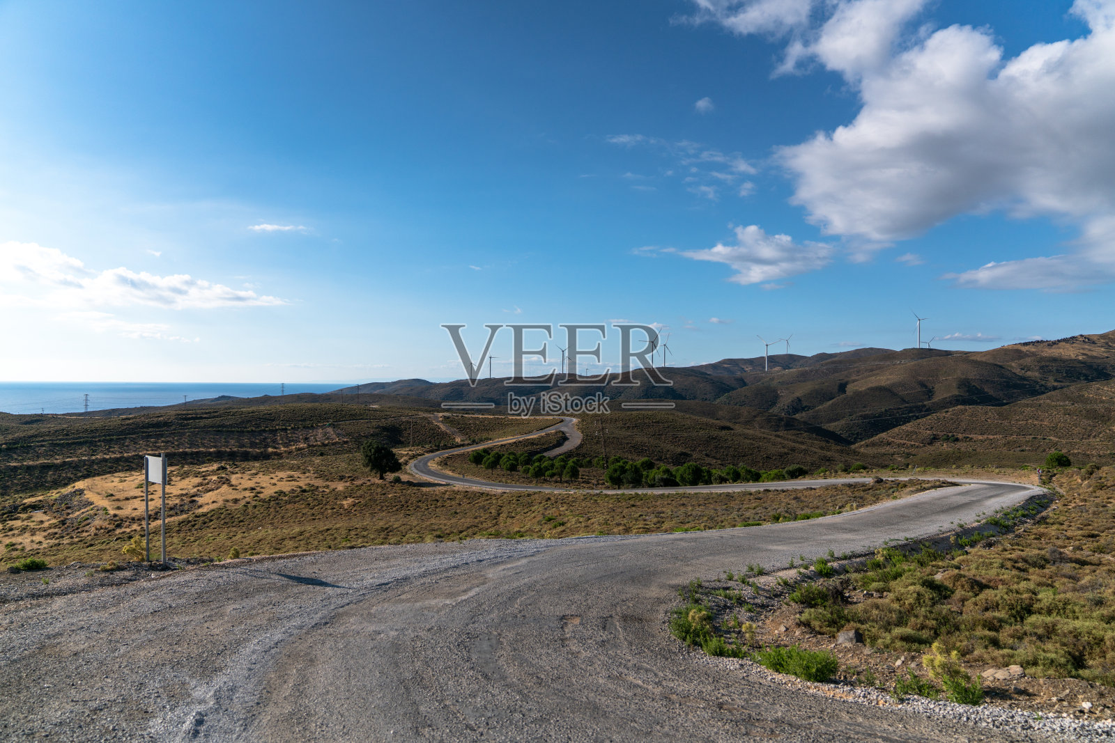 海和山卡拉布伦伊兹密尔土耳其照片摄影图片