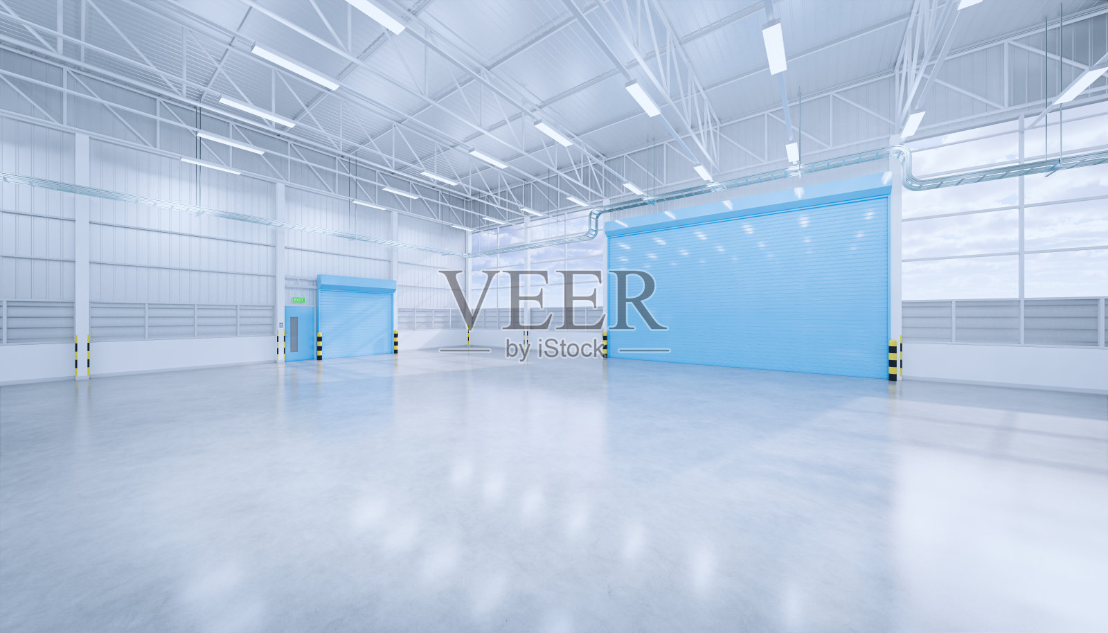 3 d渲染机库照片摄影图片