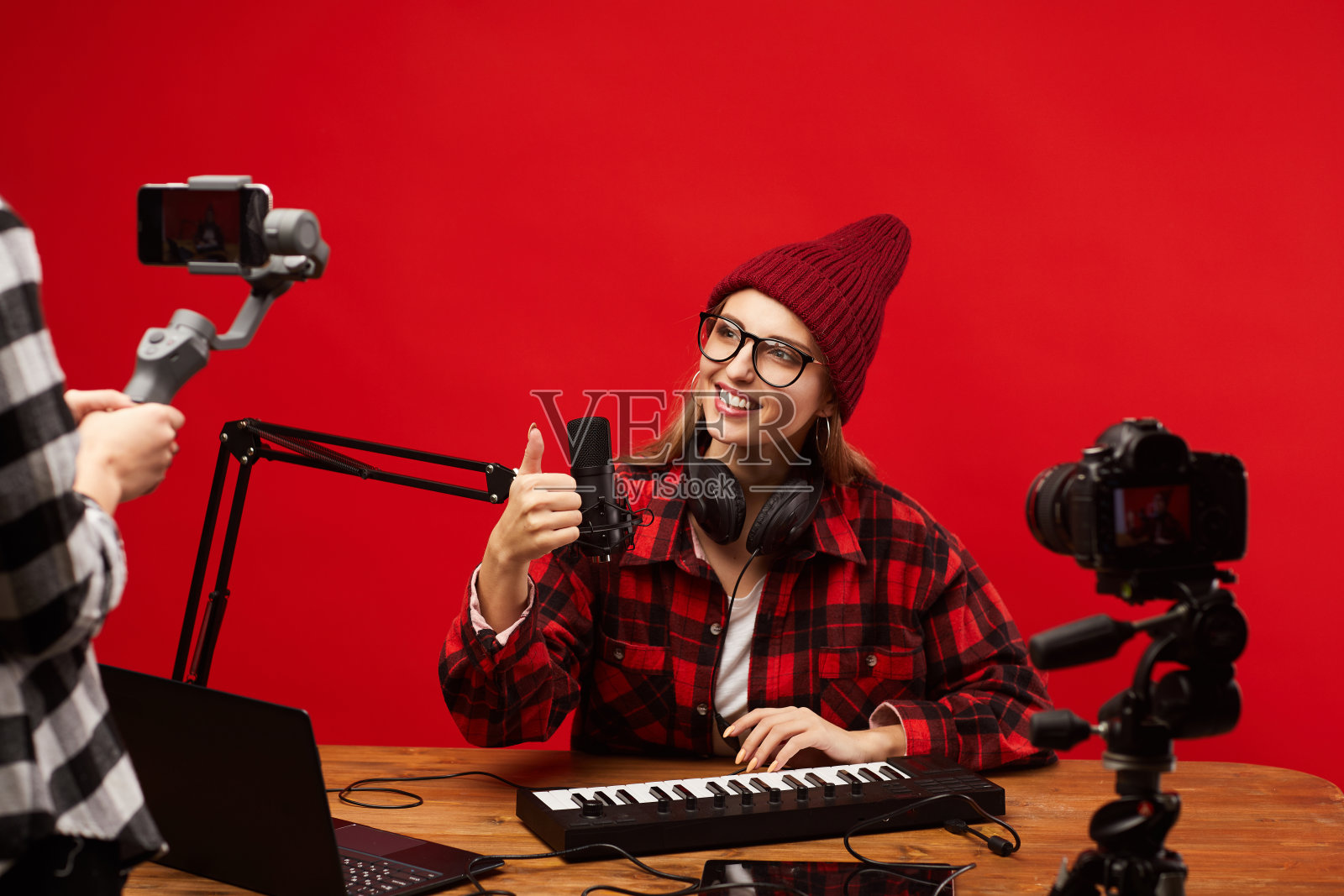 博主拍摄她的博客照片摄影图片