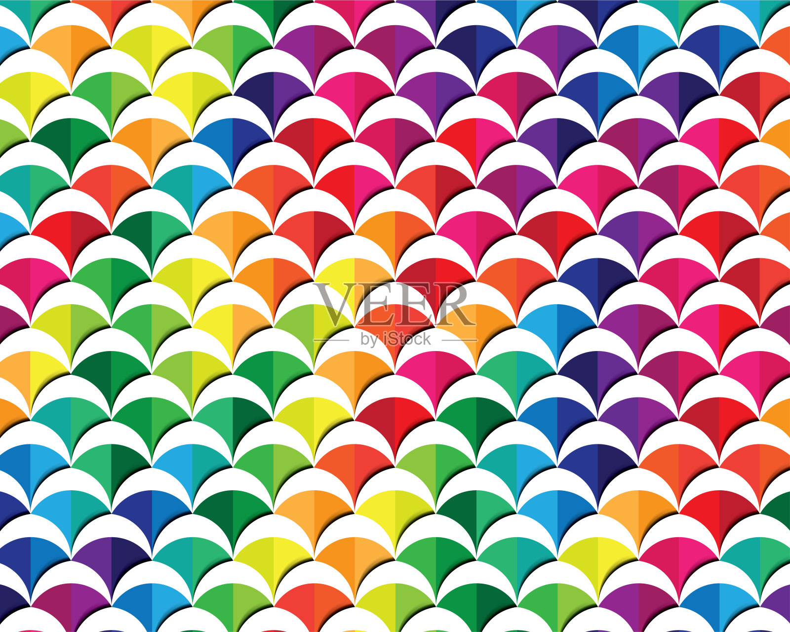 彩色抽象矢量背景插画图片素材