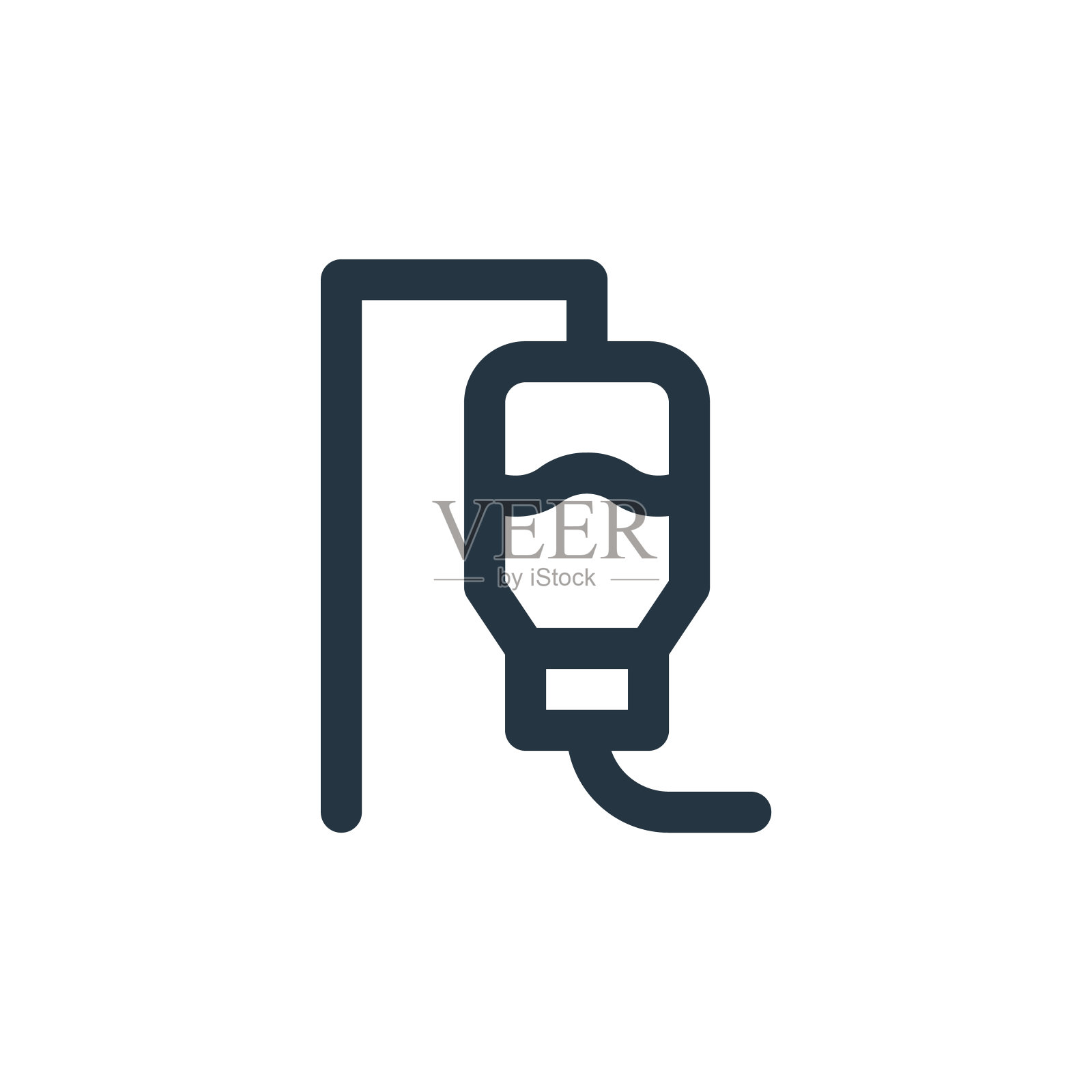 注入矢量图标。注入可编辑的中风。注入线性符号，用于web和移动应用程序，标志，印刷媒体。细线说明。矢量孤立轮廓绘制。插画图片素材