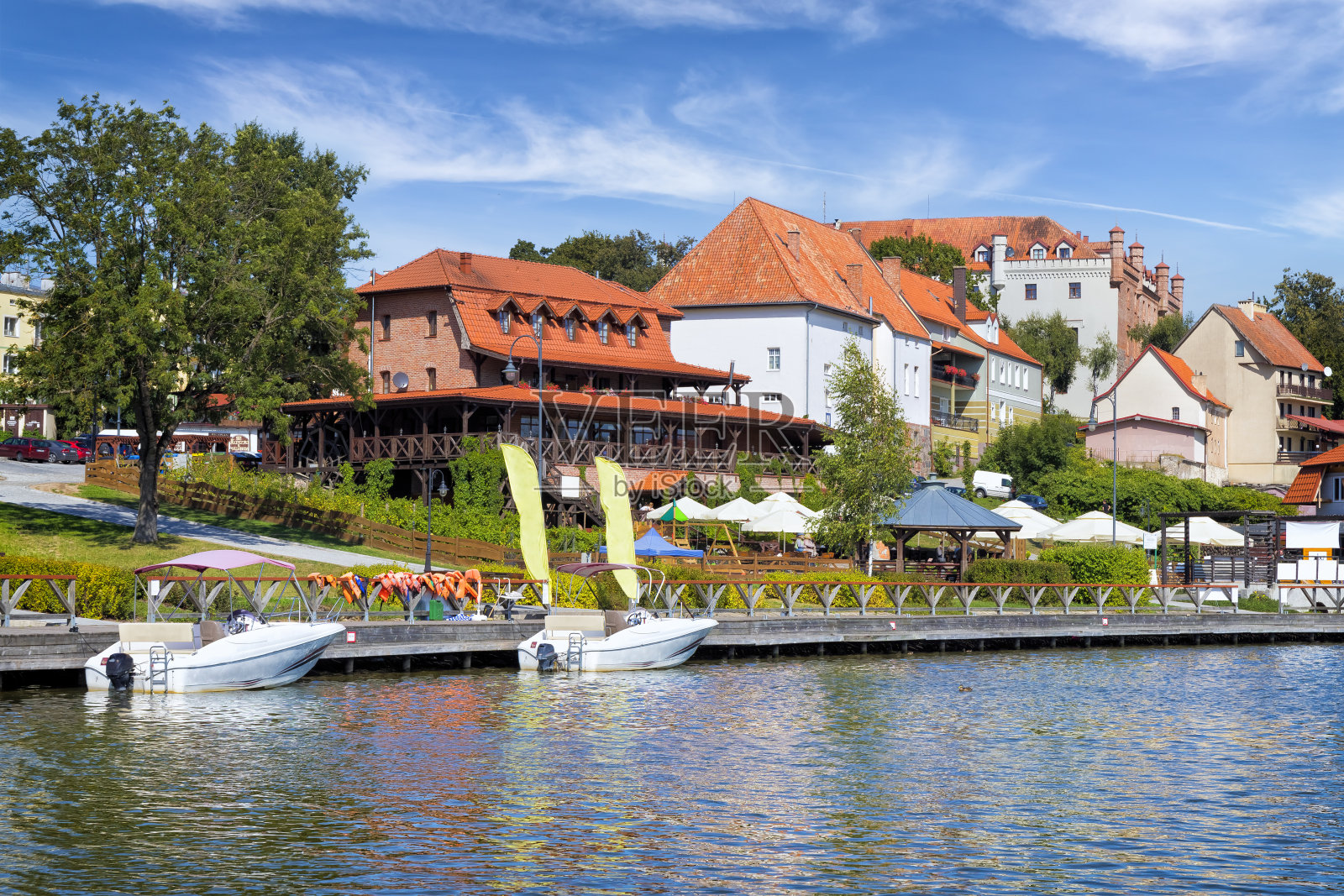 在波兰度假-在马苏里亚的小旅游胜地照片摄影图片