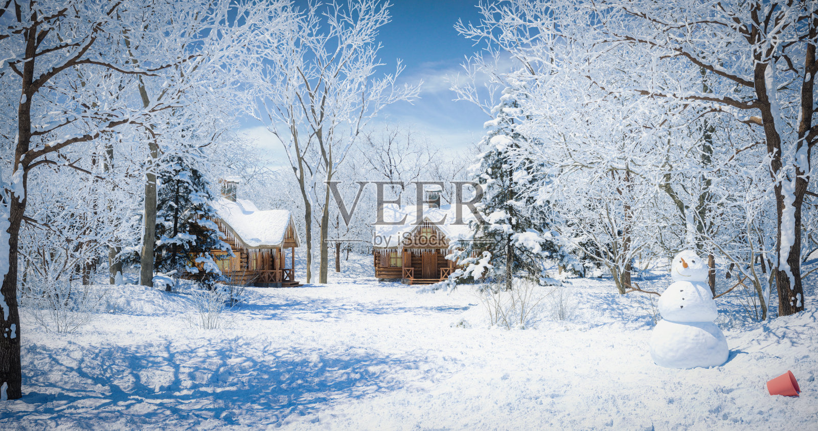 冬季仙境照片摄影图片
