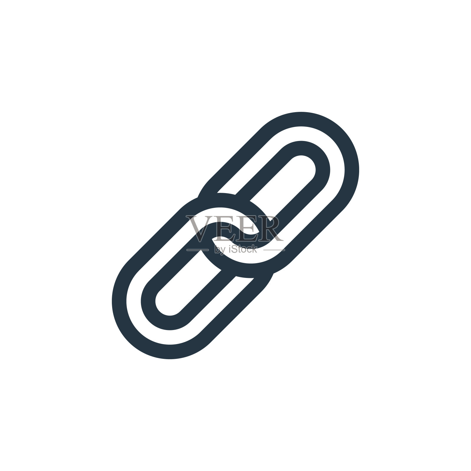 矢量图标链接。链接编辑中风。链接线性符号，用于web和移动应用程序，标志，印刷媒体。细线说明。矢量孤立轮廓绘制。插画图片素材