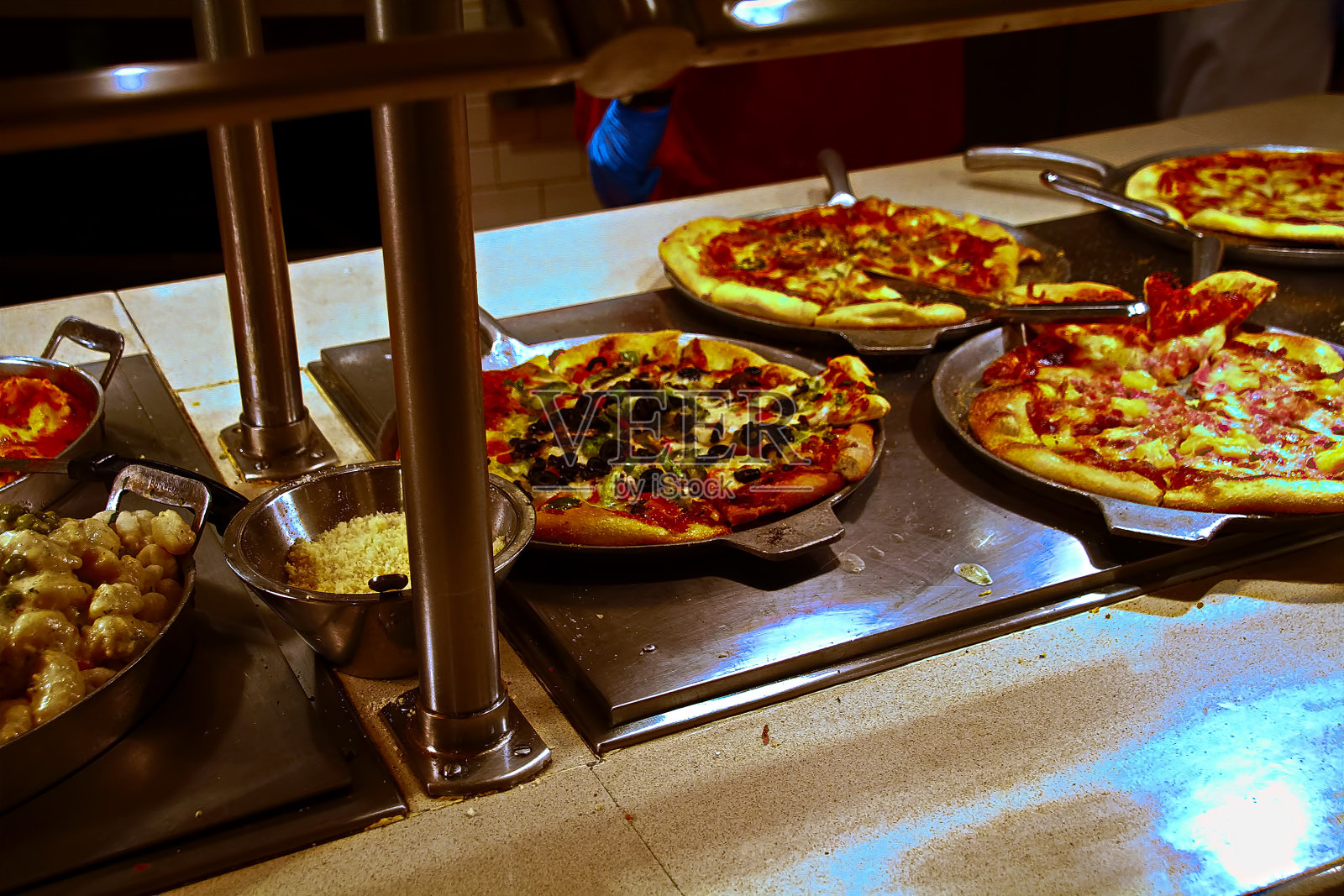 拉斯维加斯自助餐有各种各样的菜肴照片摄影图片