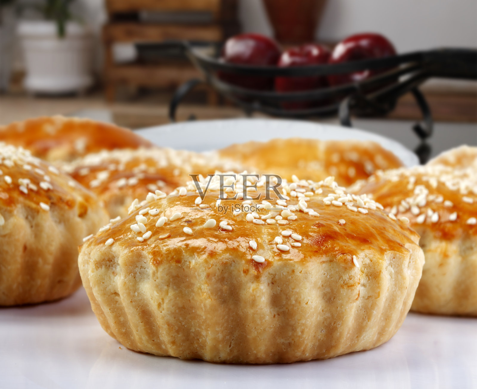 Empadinha，巴西传统小吃照片摄影图片