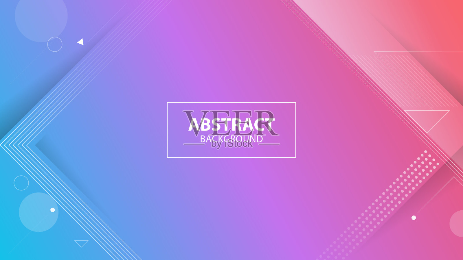 抽象彩色几何背景插画图片素材