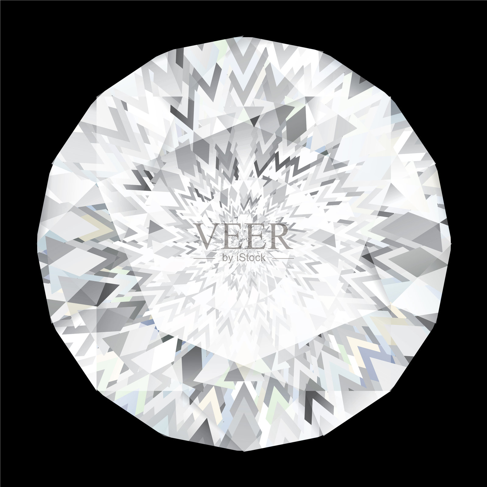 灿烂的钻石游戏上的白色和黑色插画图片素材