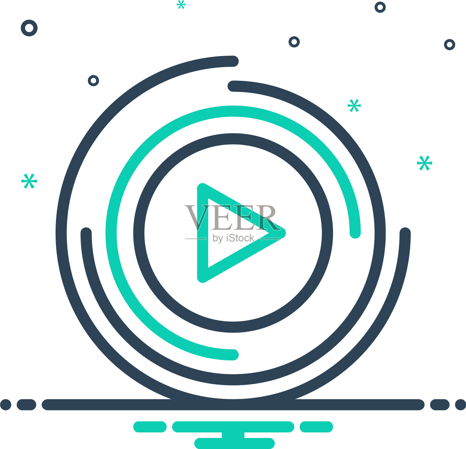 开始插画图片素材