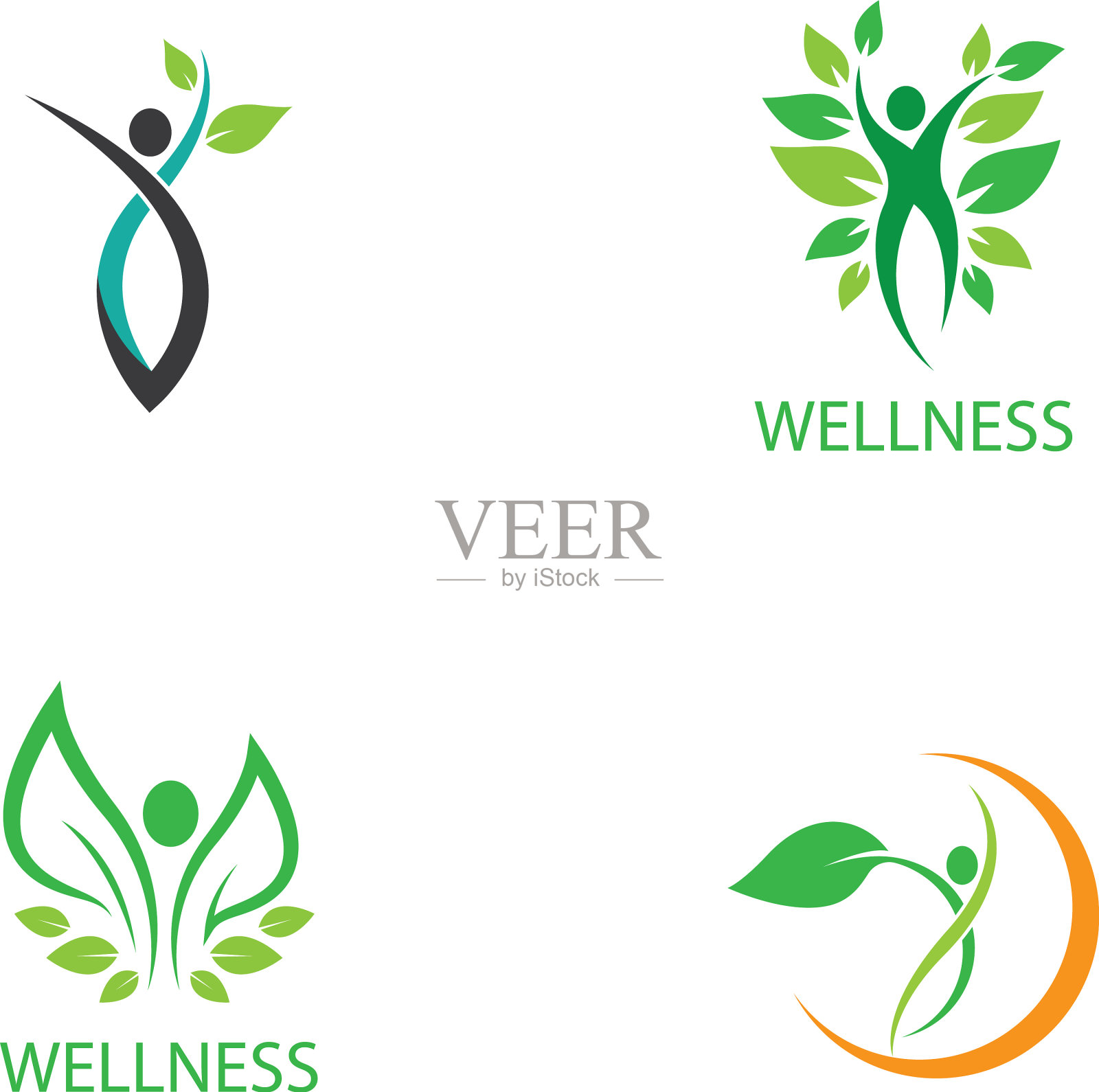 健康标志模板插画图片素材