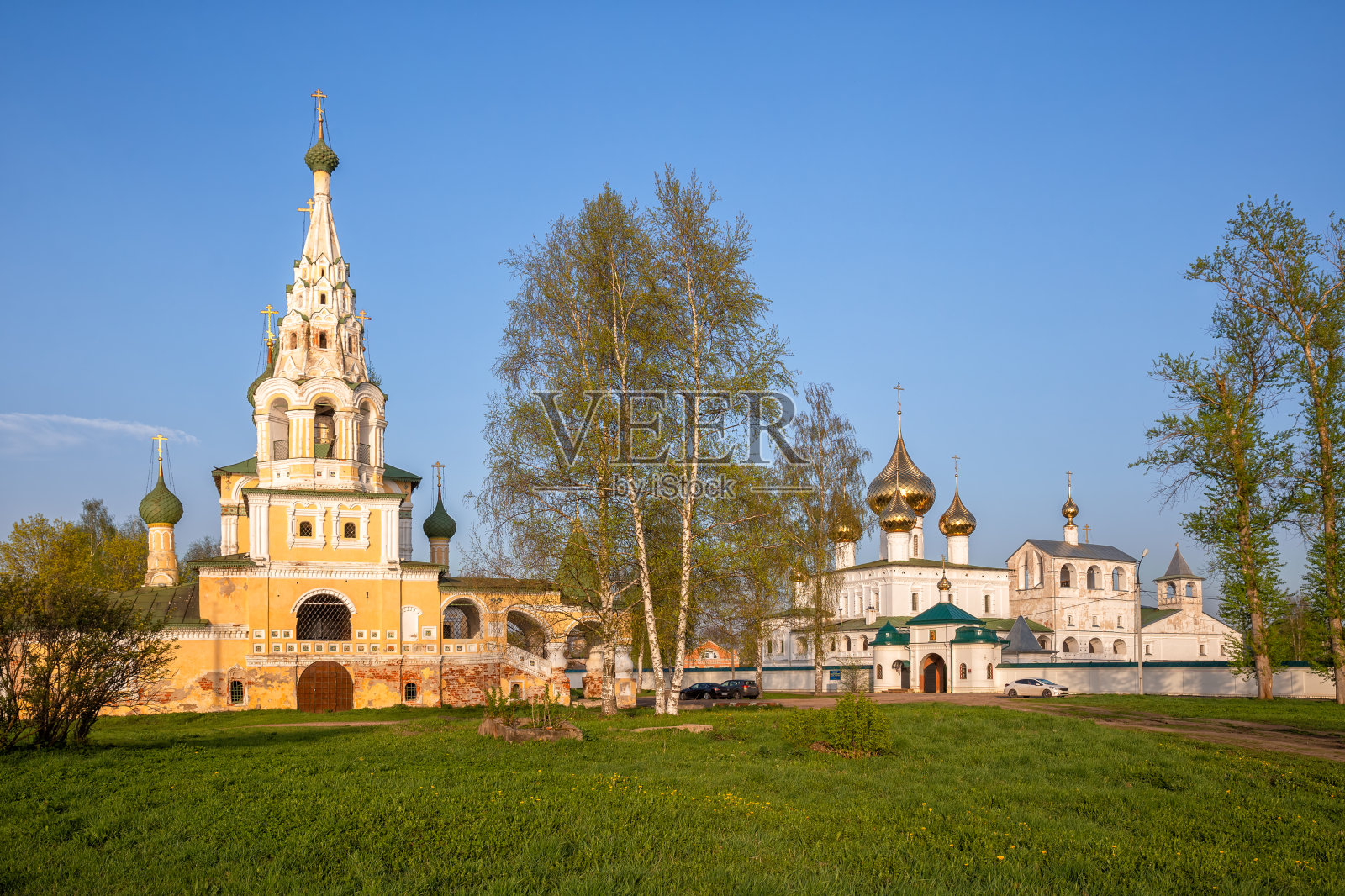 乌格利奇，一个古老的俄罗斯城镇照片摄影图片