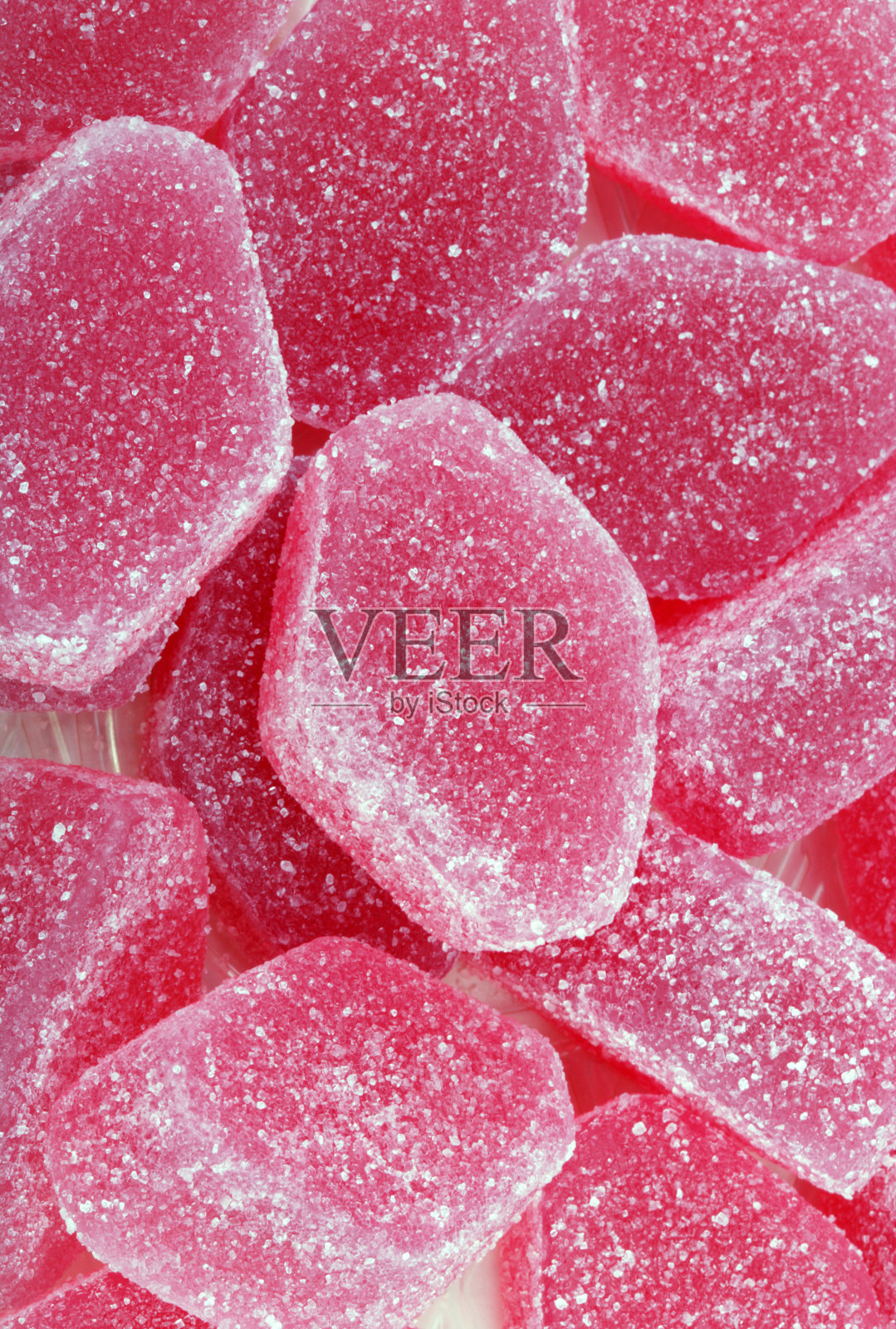 粉红色果冻照片摄影图片