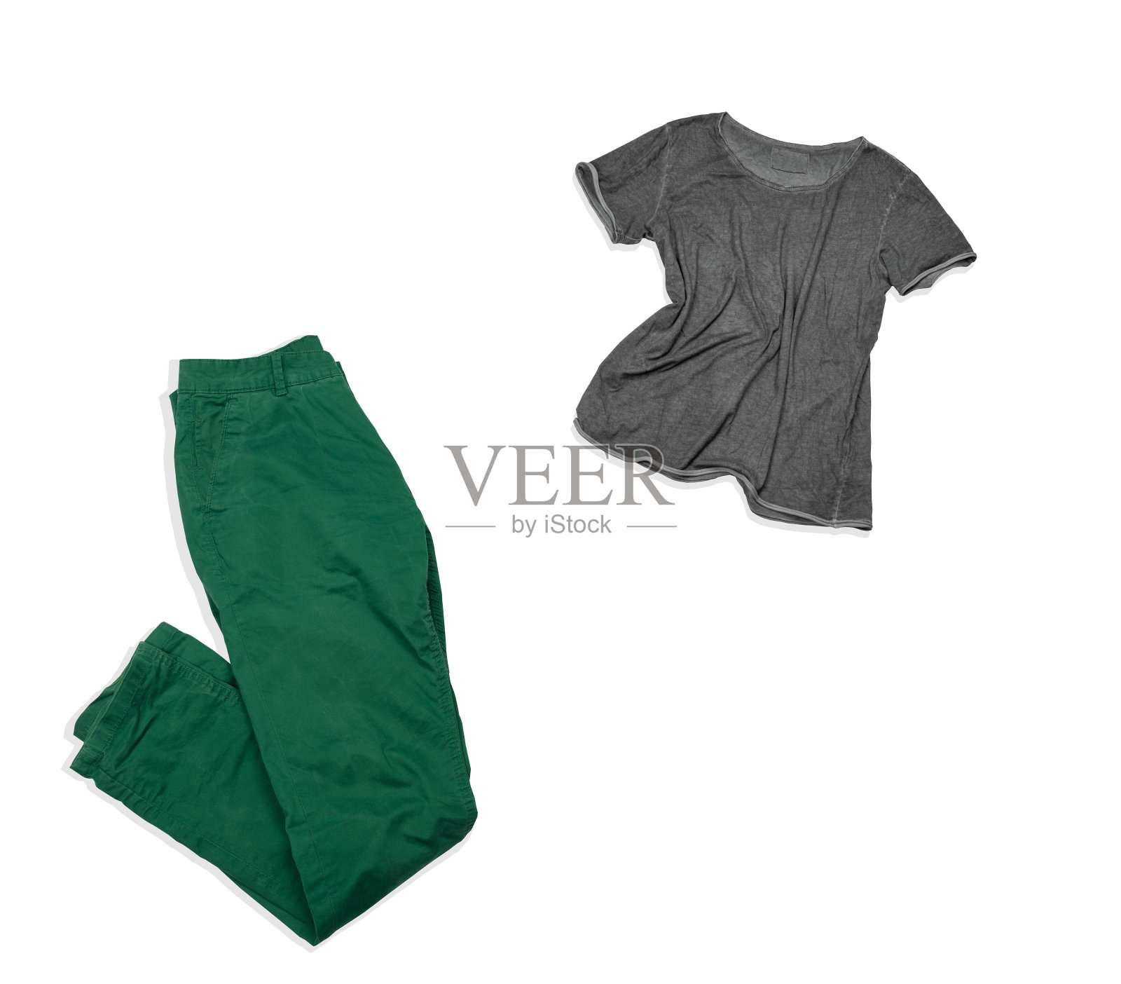 中性时尚穿白色照片摄影图片