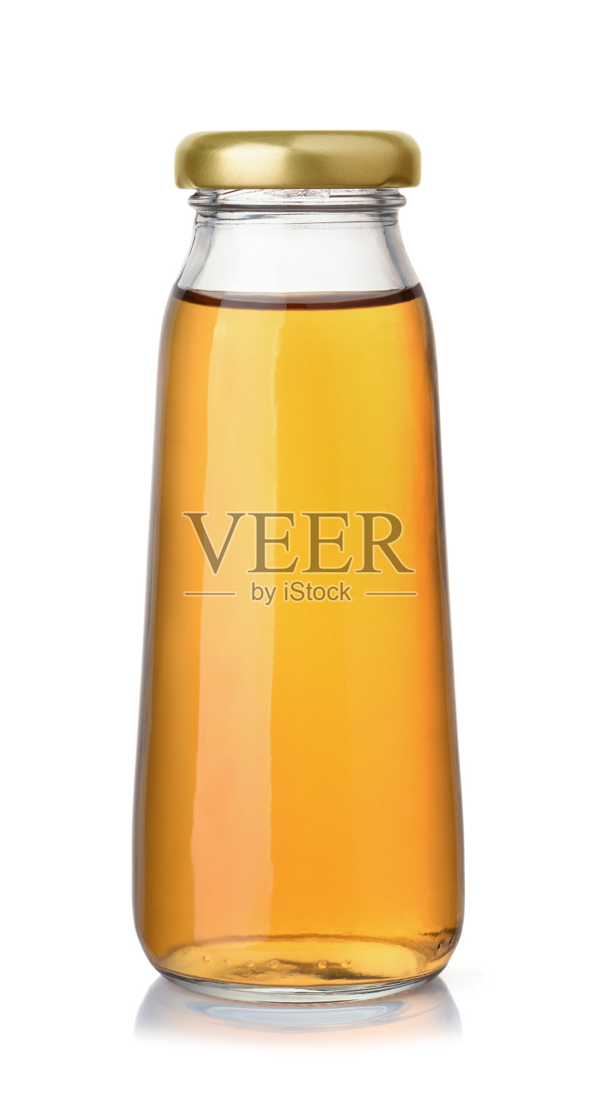 一小瓶苹果汁照片摄影图片