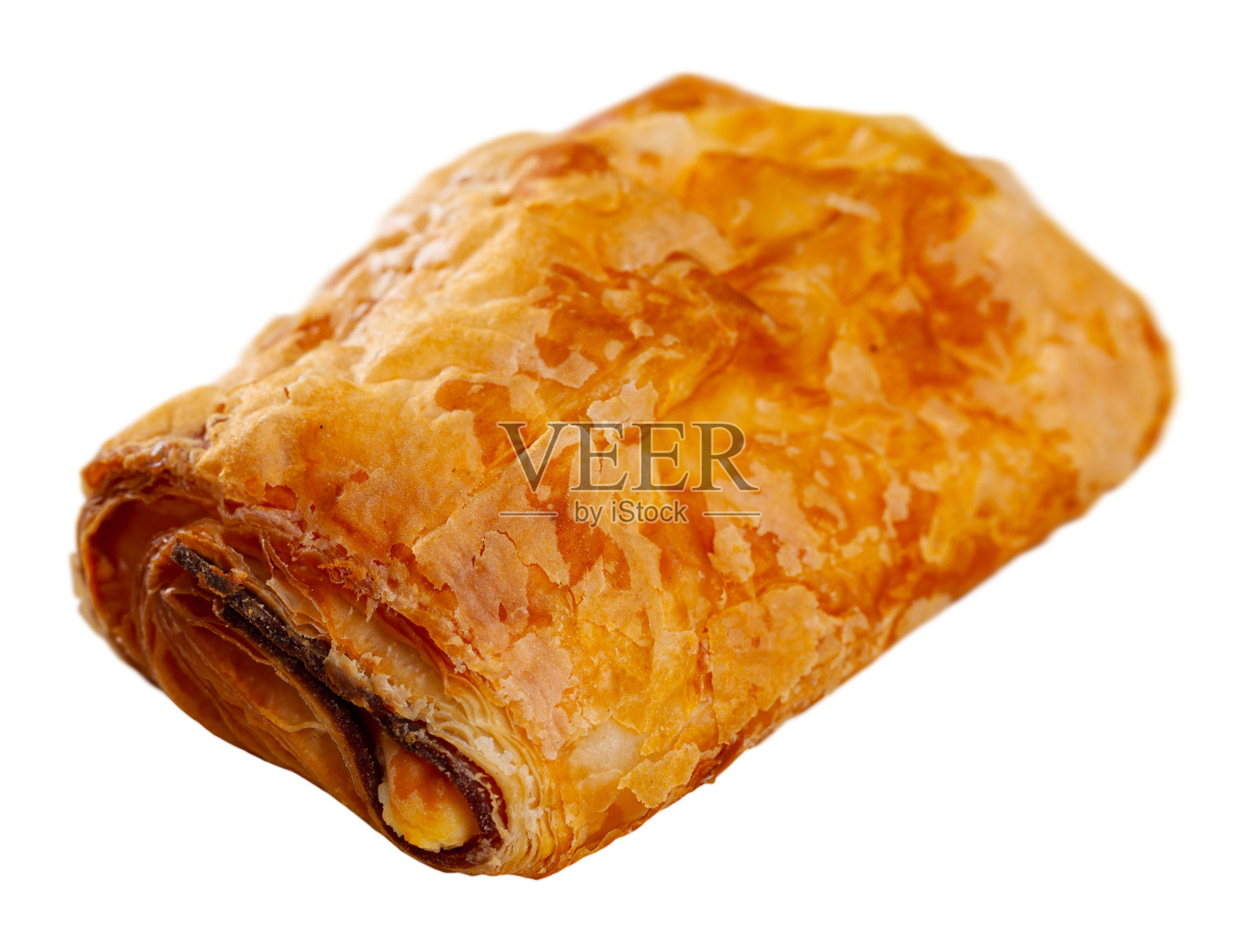 纳波利塔纳带肉和奶酪馅照片摄影图片