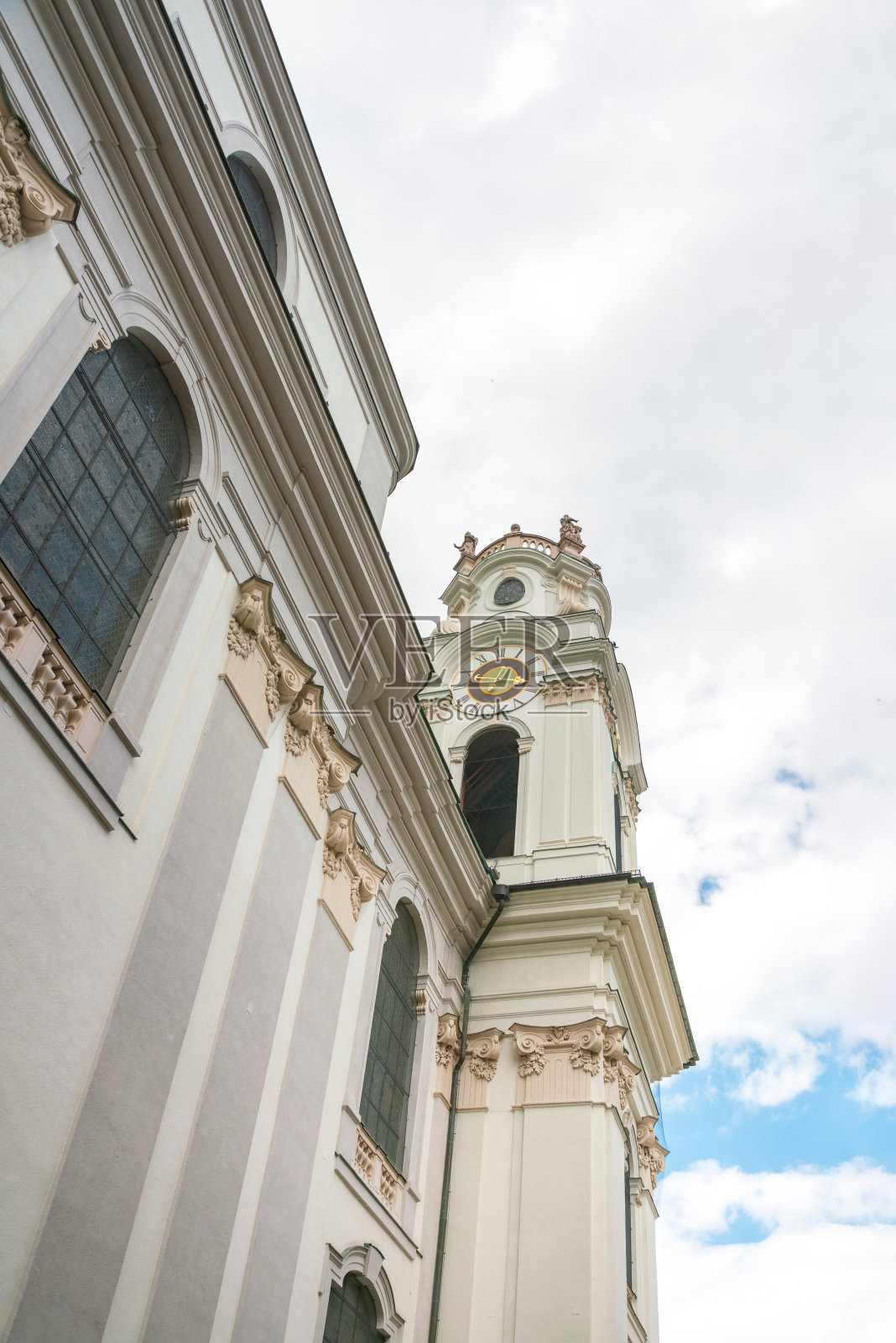 奥地利萨尔茨堡市中心街景照片摄影图片