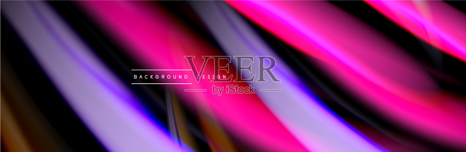 丝绸和流畅的流波海报设计色彩插画图片素材