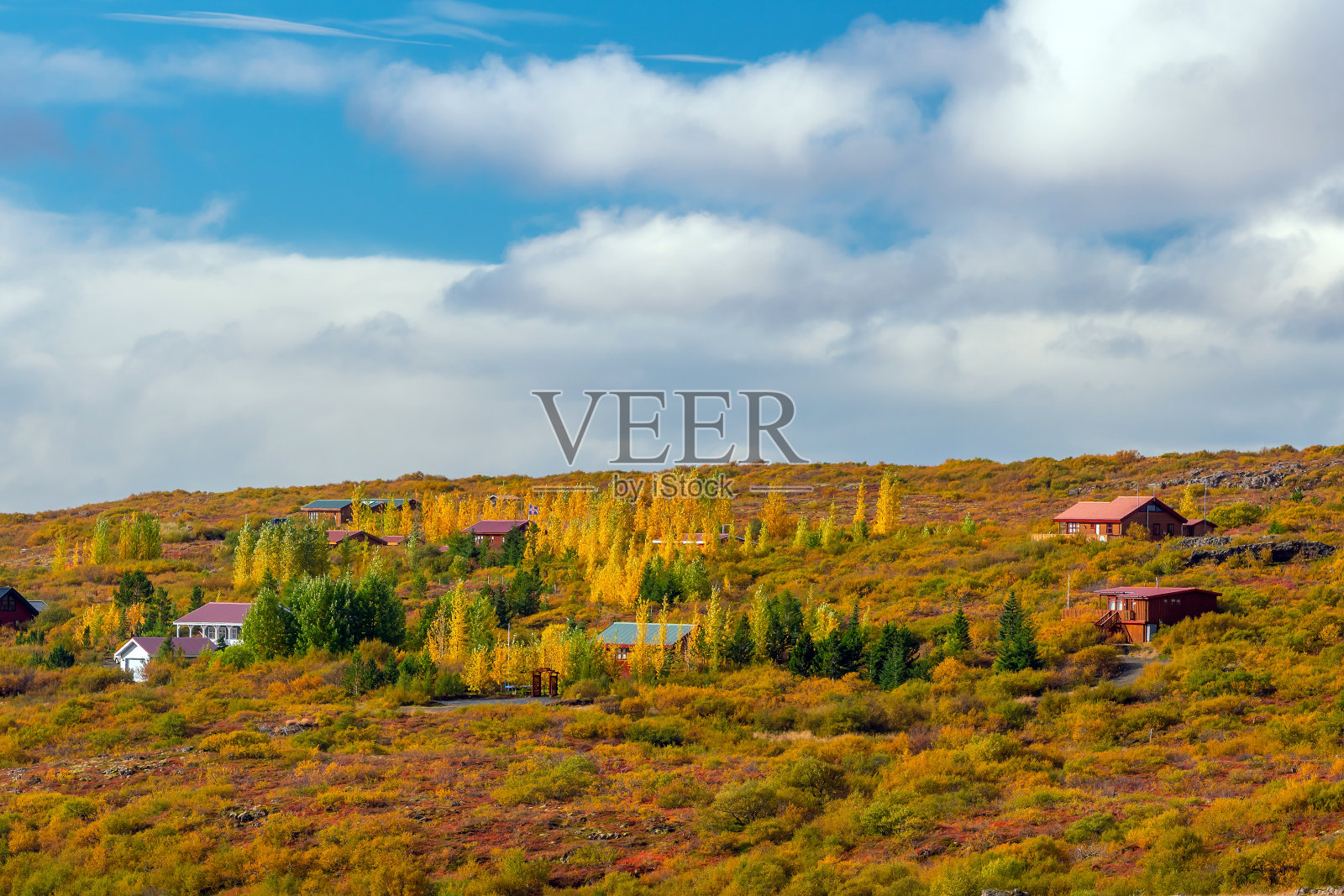 冰岛风景秀丽，冰岛自然风光旖旎。照片摄影图片