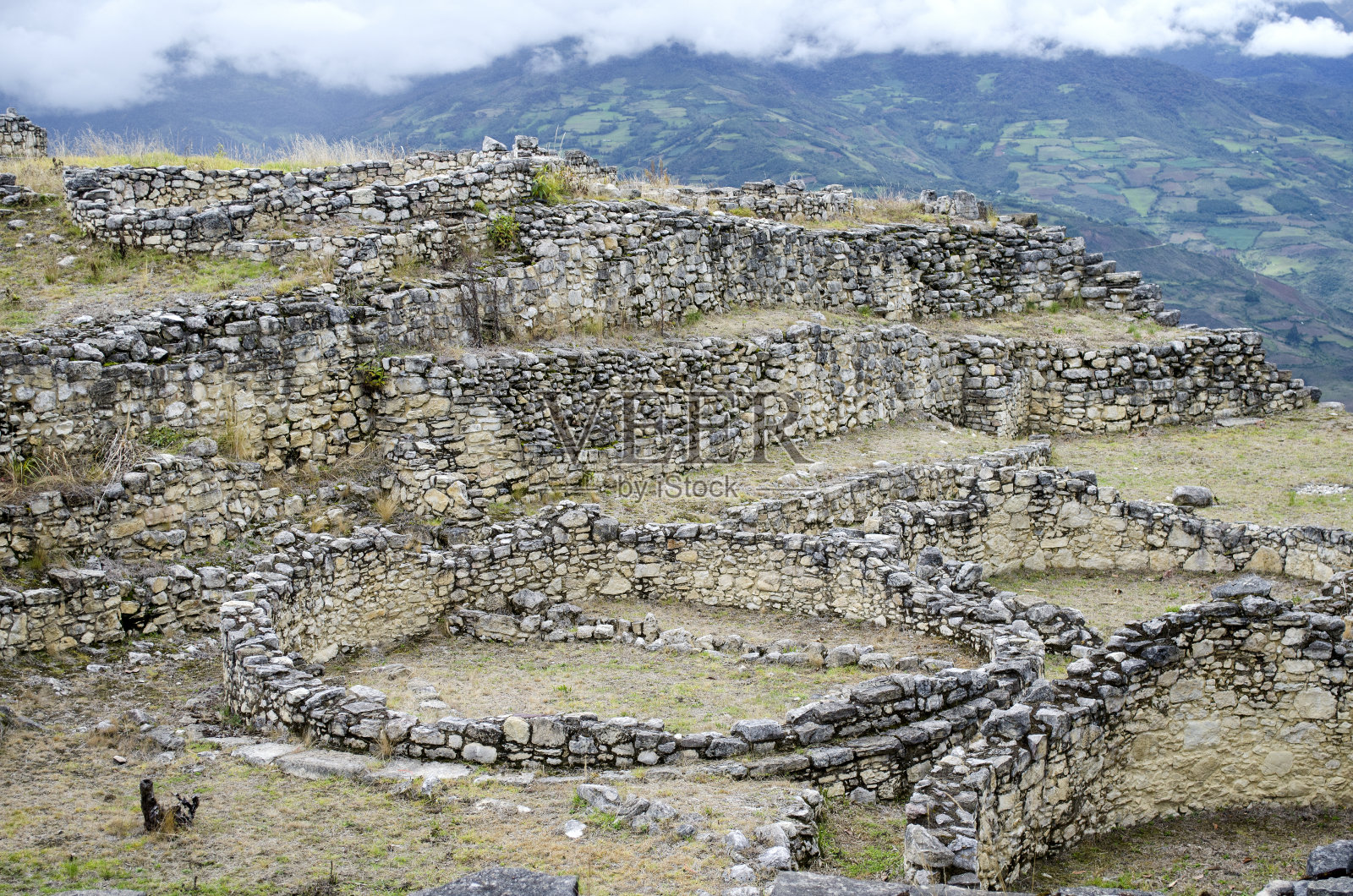 chachapoyas结构的观点照片摄影图片
