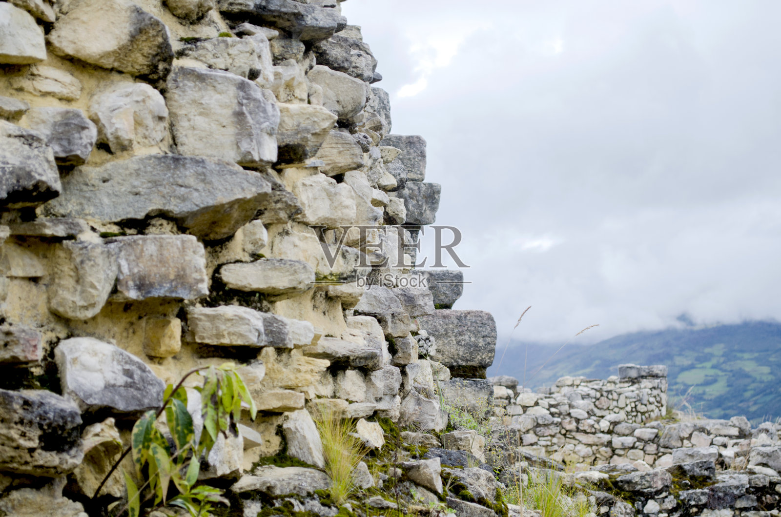 chachapoyas结构的观点照片摄影图片