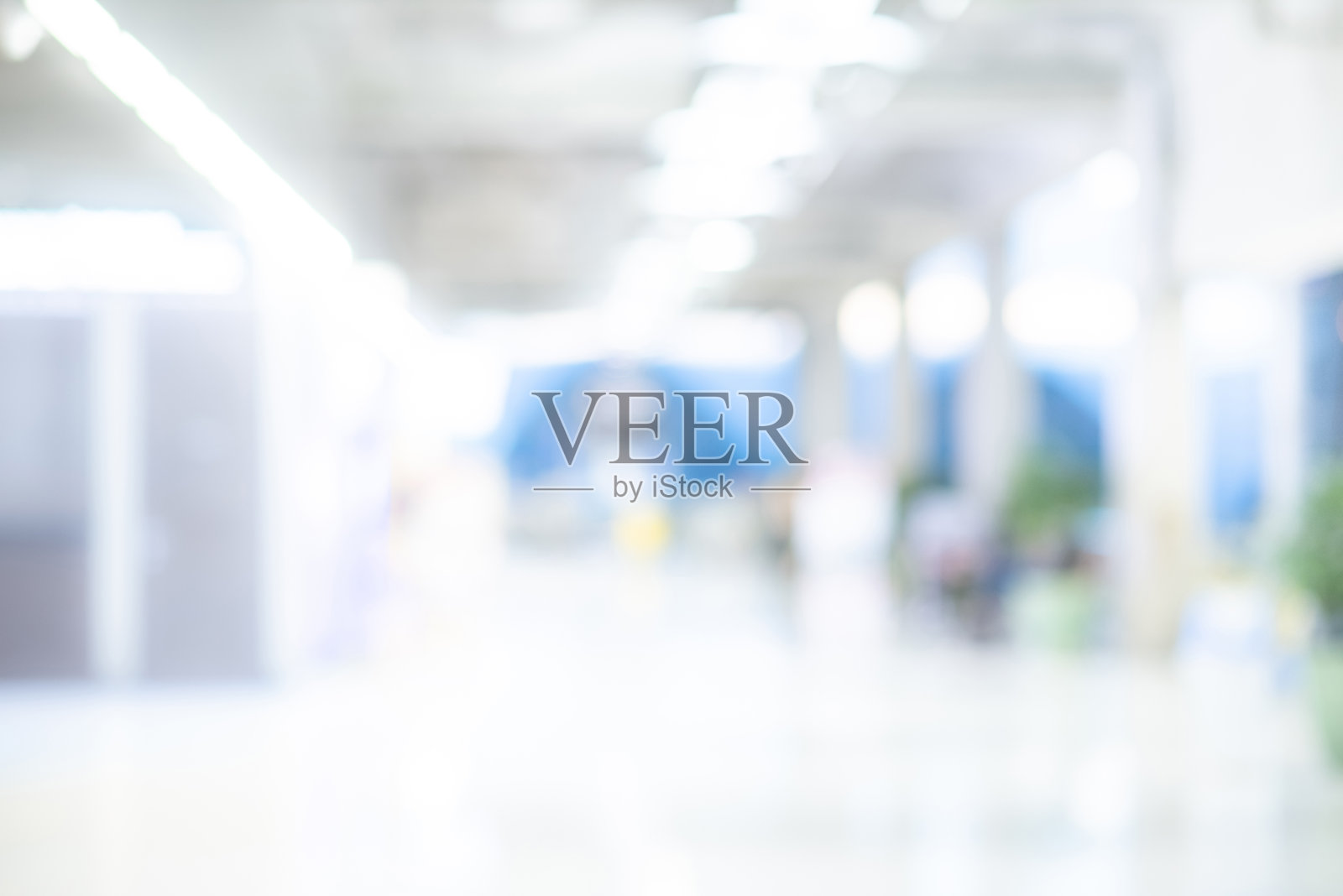 抽象模糊机场候机厅背景照片摄影图片