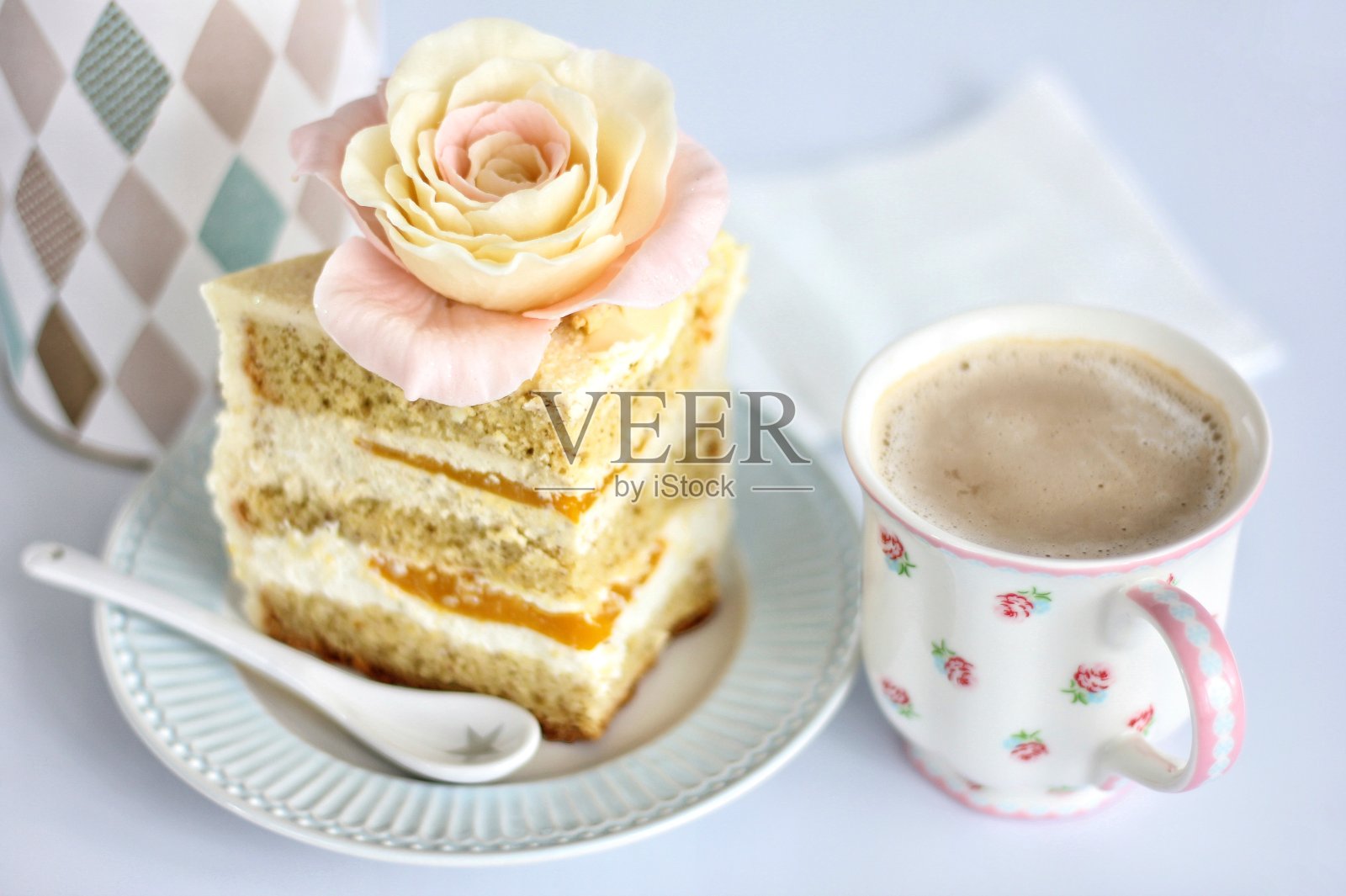 海绵蛋糕照片摄影图片